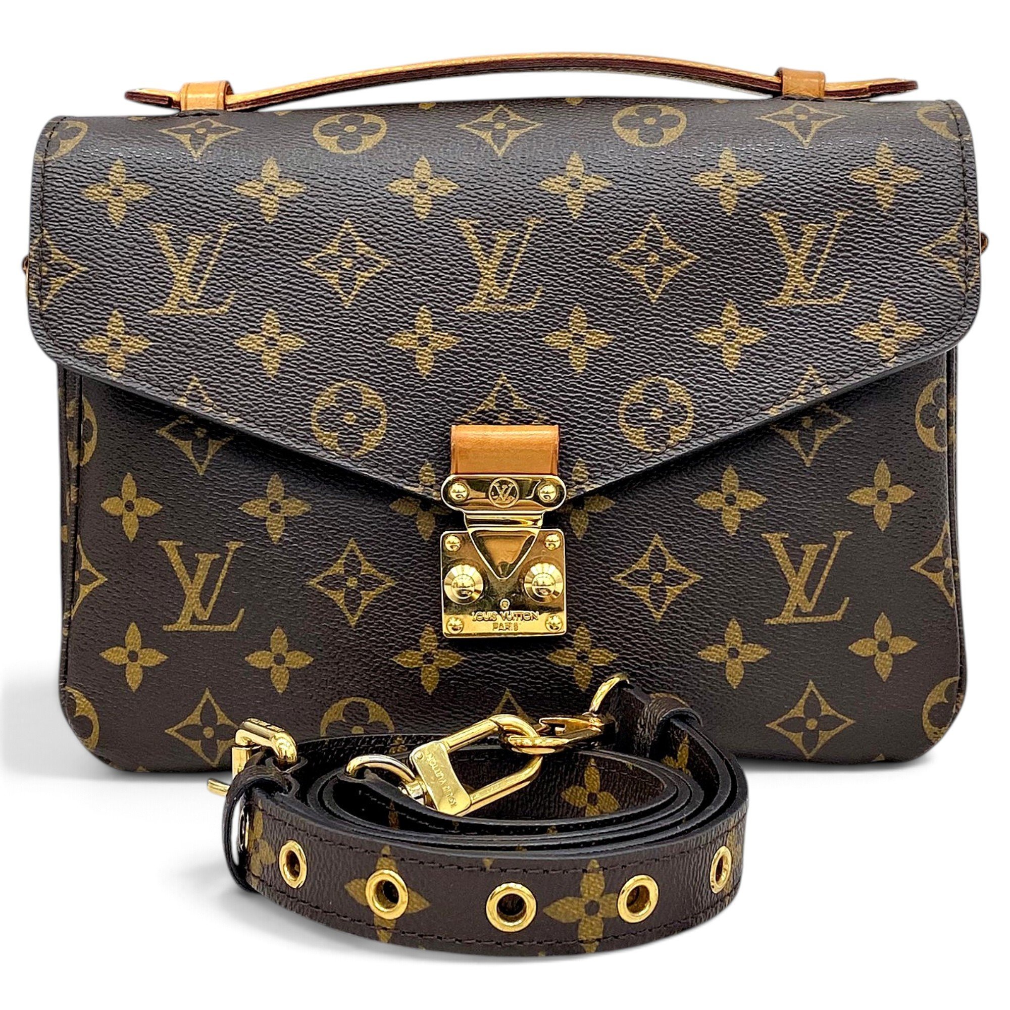 Metis leather handbag