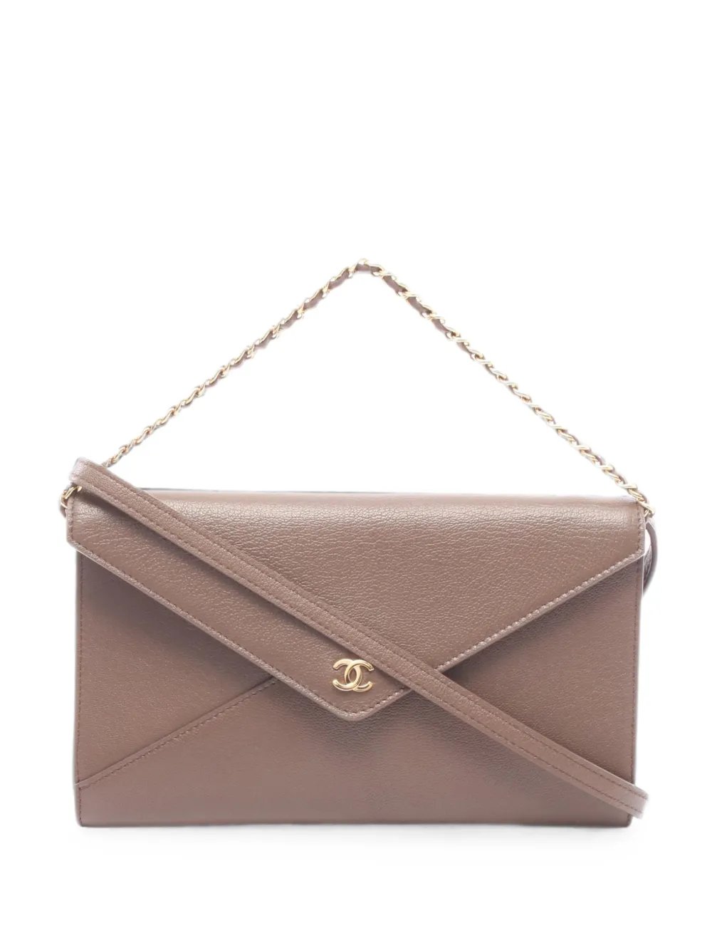 2021-2026 CC Calfskin Envelope Flap satchel