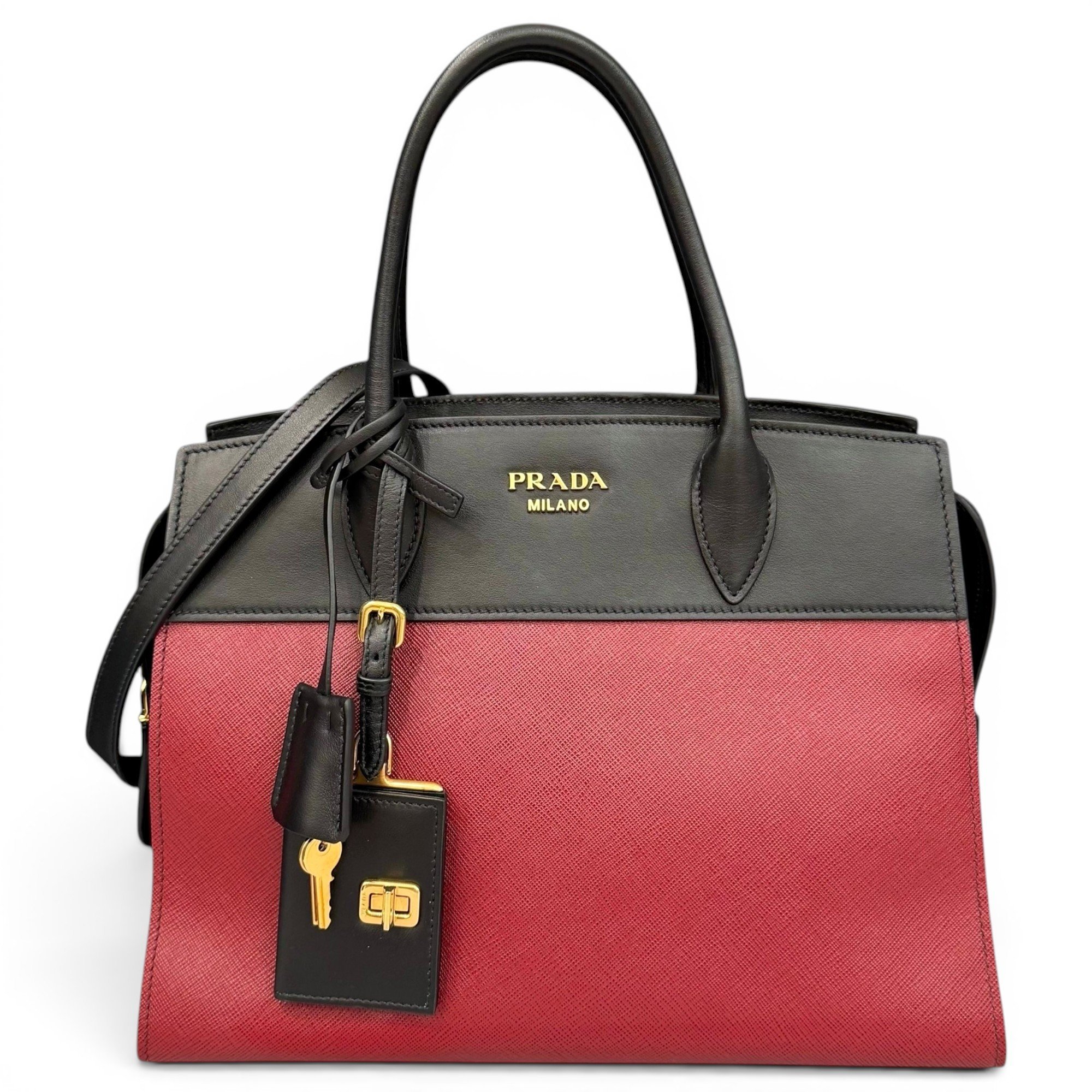 Prada Esplanade pony-style calfskin tote