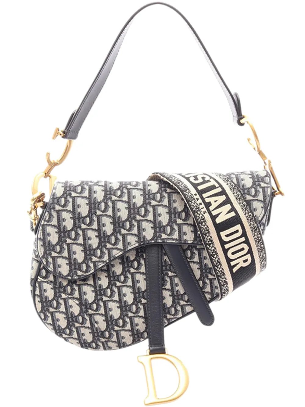 2010-2026 Oblique Canvas Saddle Bag shoulder bag