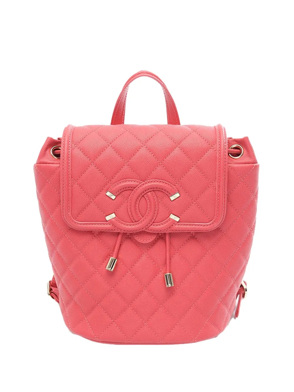 2019 Quilted Caviar CC Filigree backpack