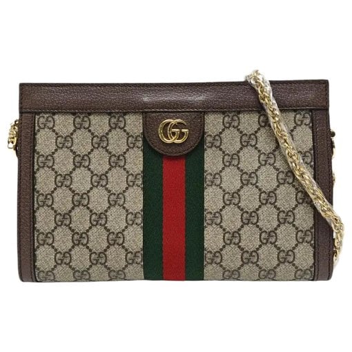 Ophidia leather crossbody bag