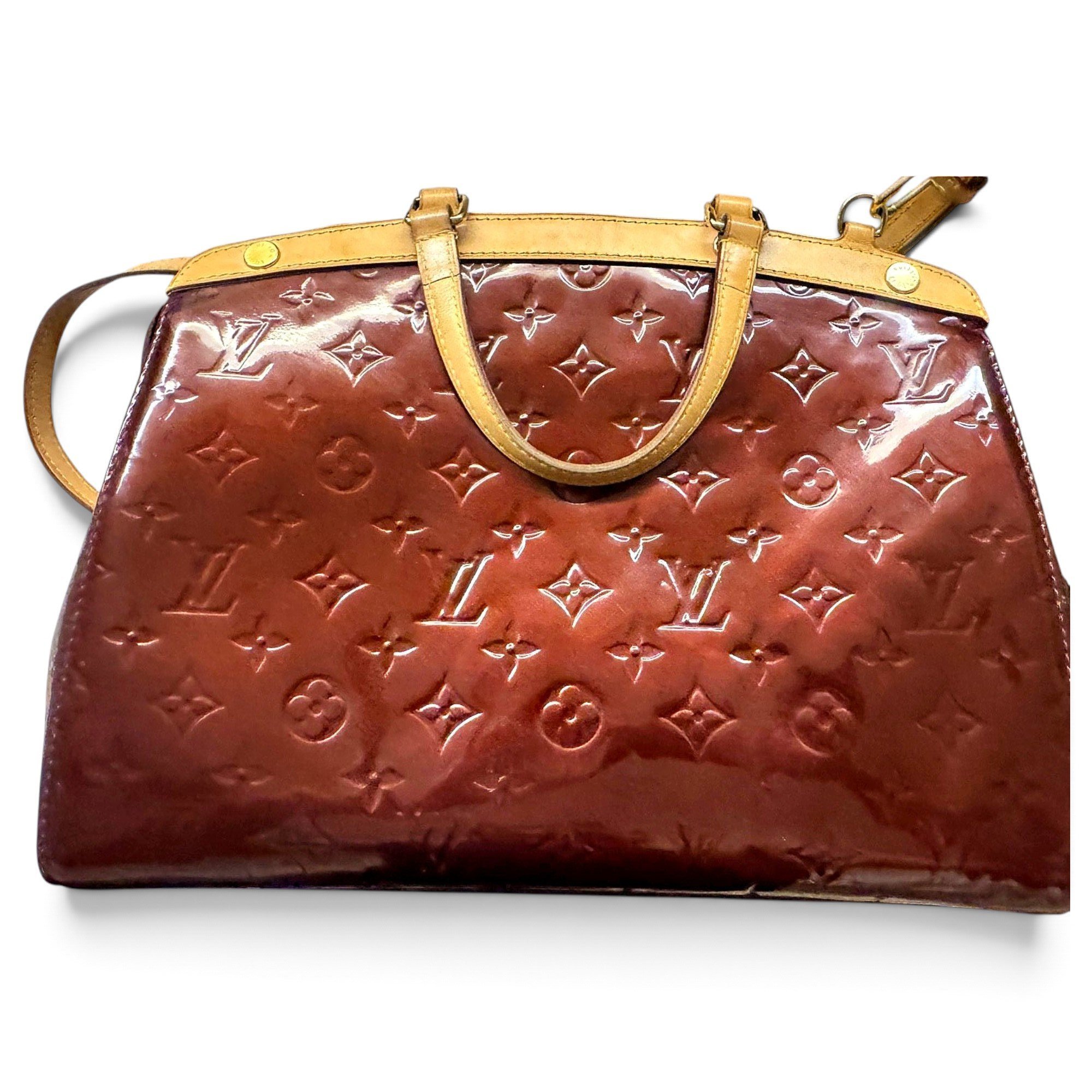 Bréa patent leather handbag