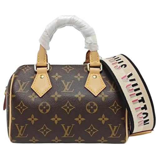 Nano Speedy / Mini HL leather handbag