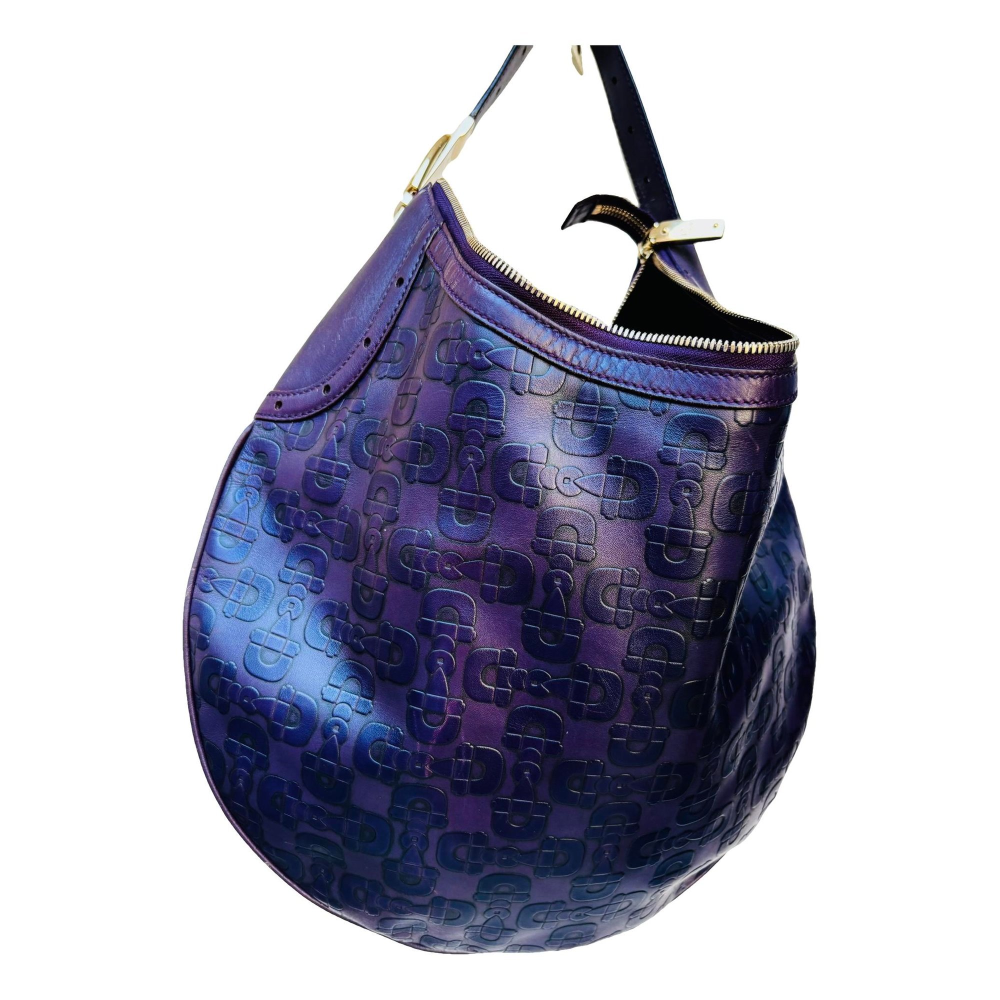 Hobo leather handbag