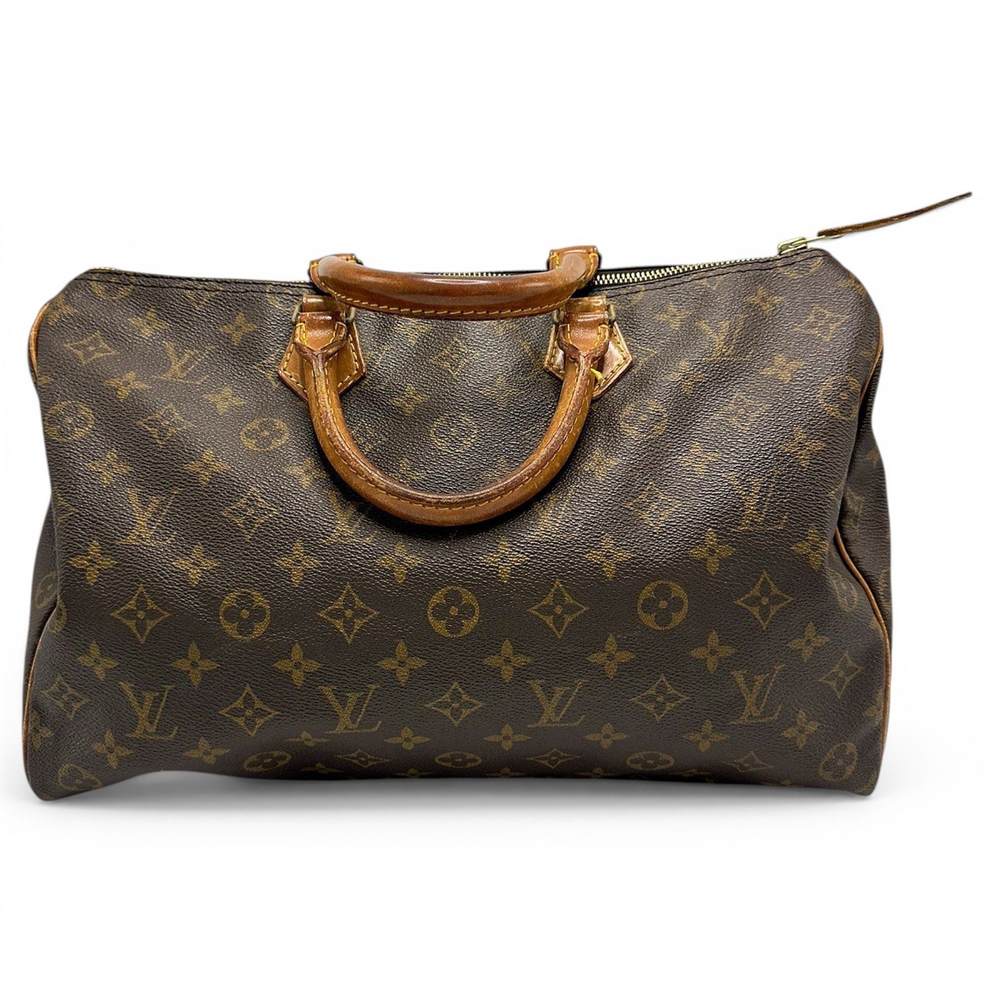 Speedy leather handbag