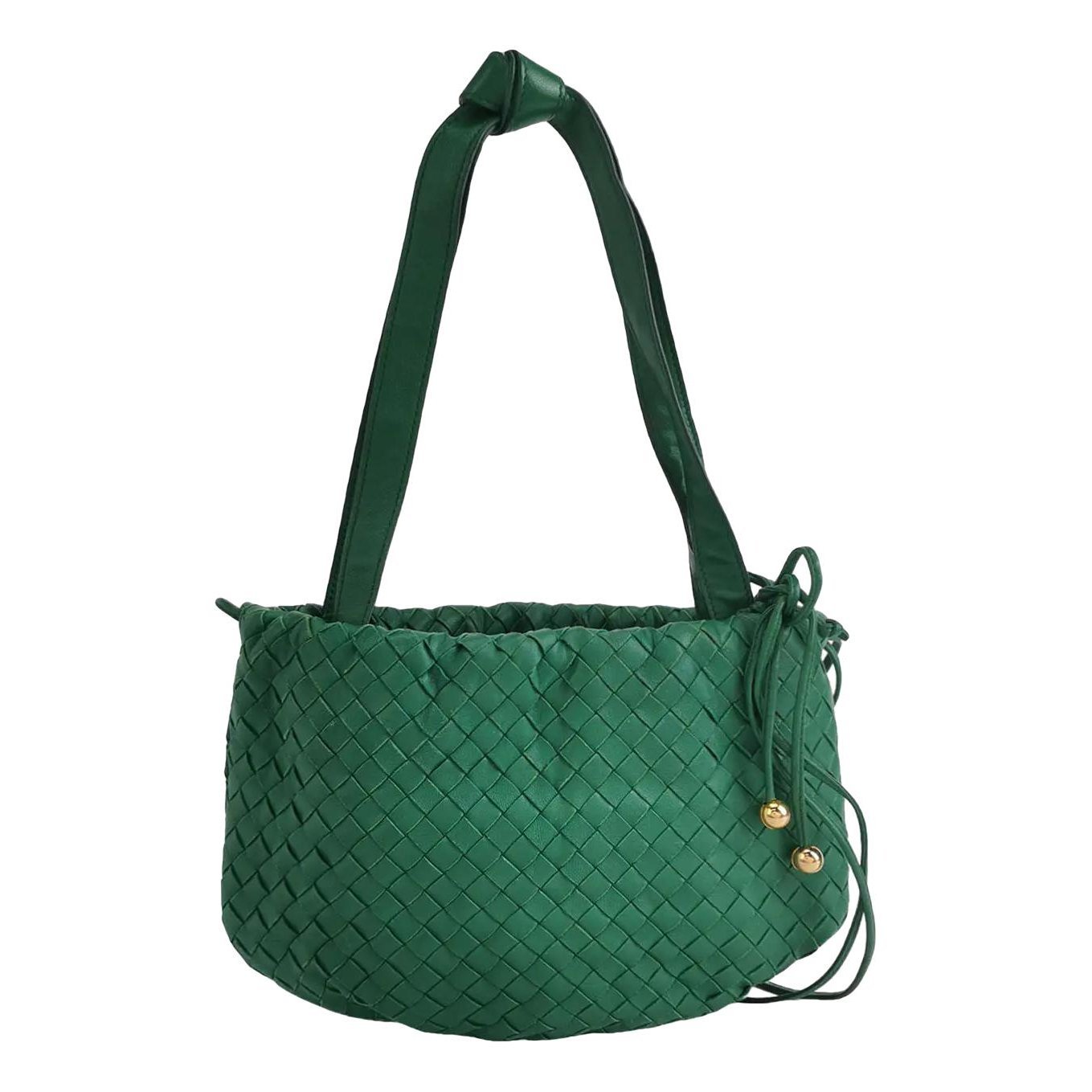 Bulb leather crossbody bag