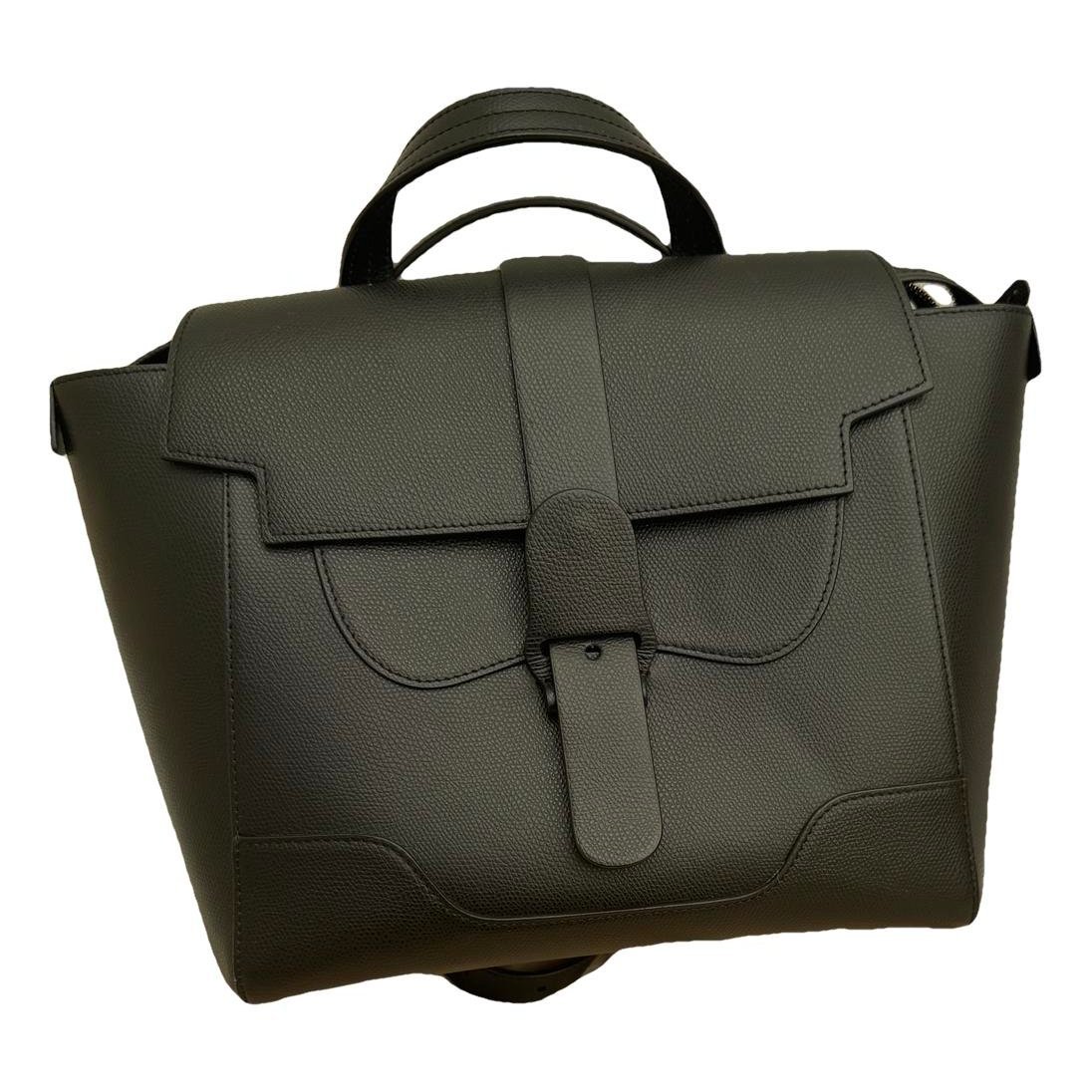 Leather backpack