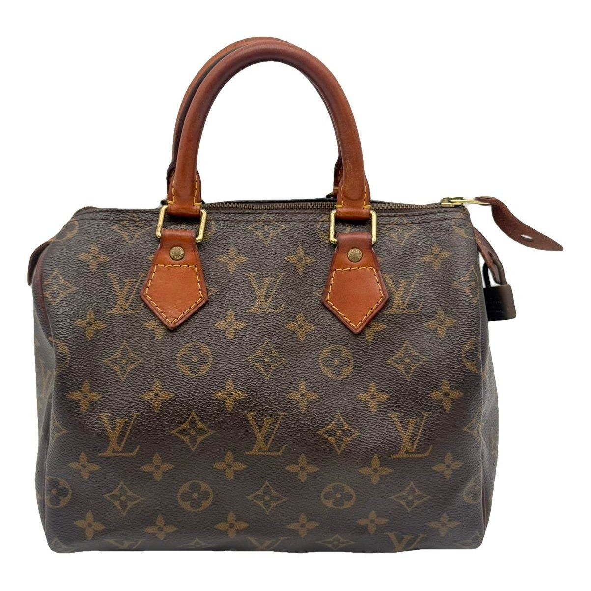 Speedy leather handbag