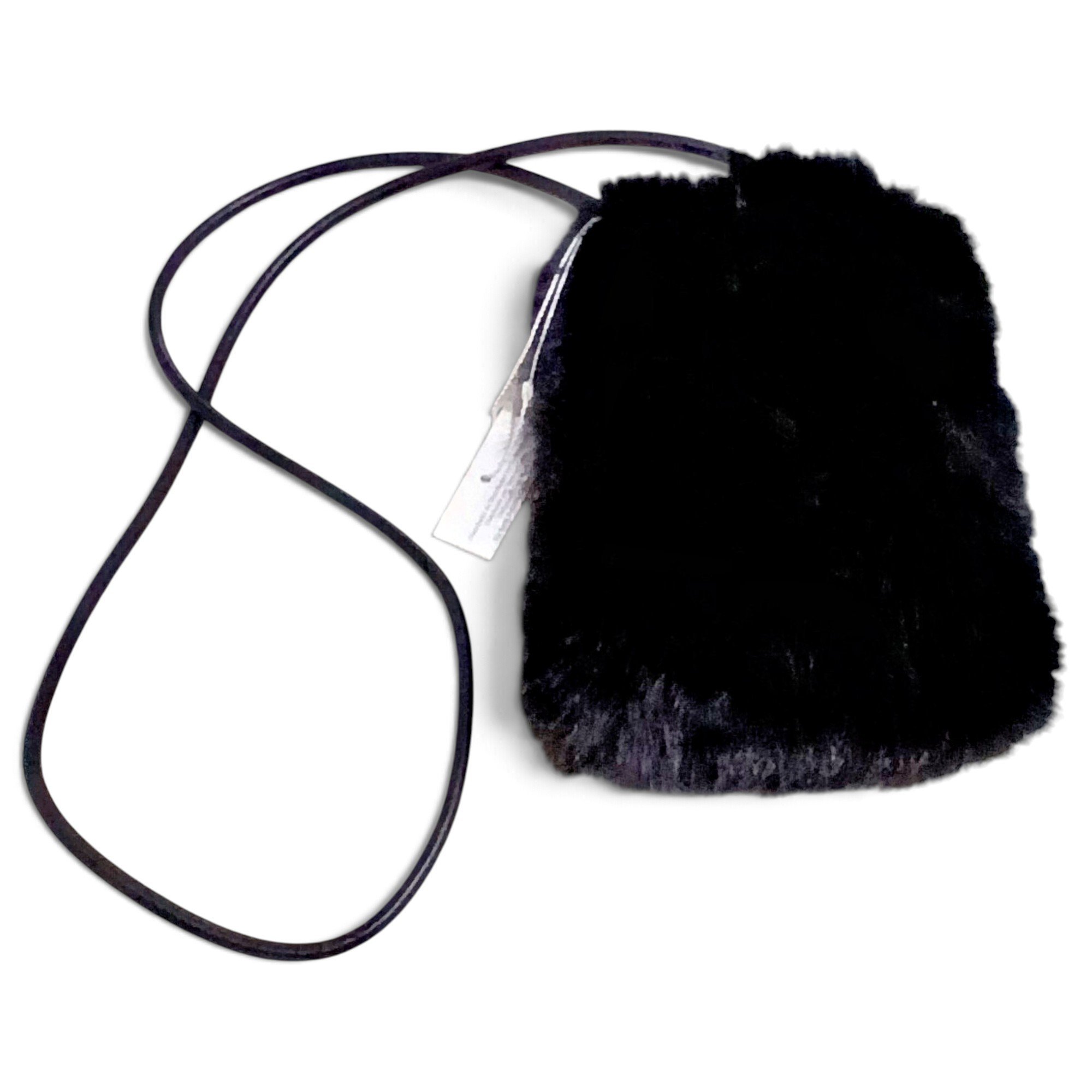 Faux fur mini bag