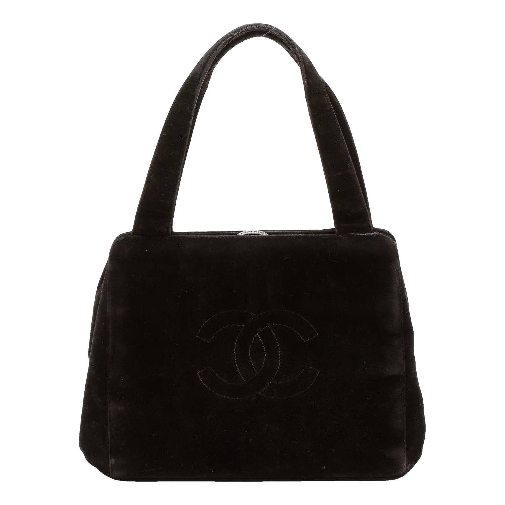 Trendy CC velvet handbag