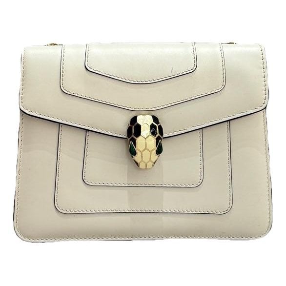 Serpenti leather handbag