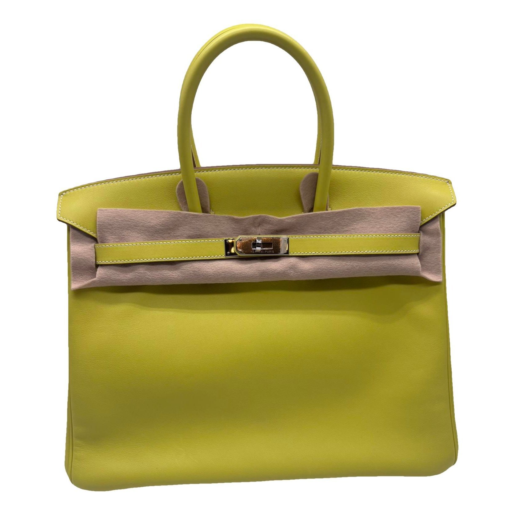 Birkin 35 leather handbag