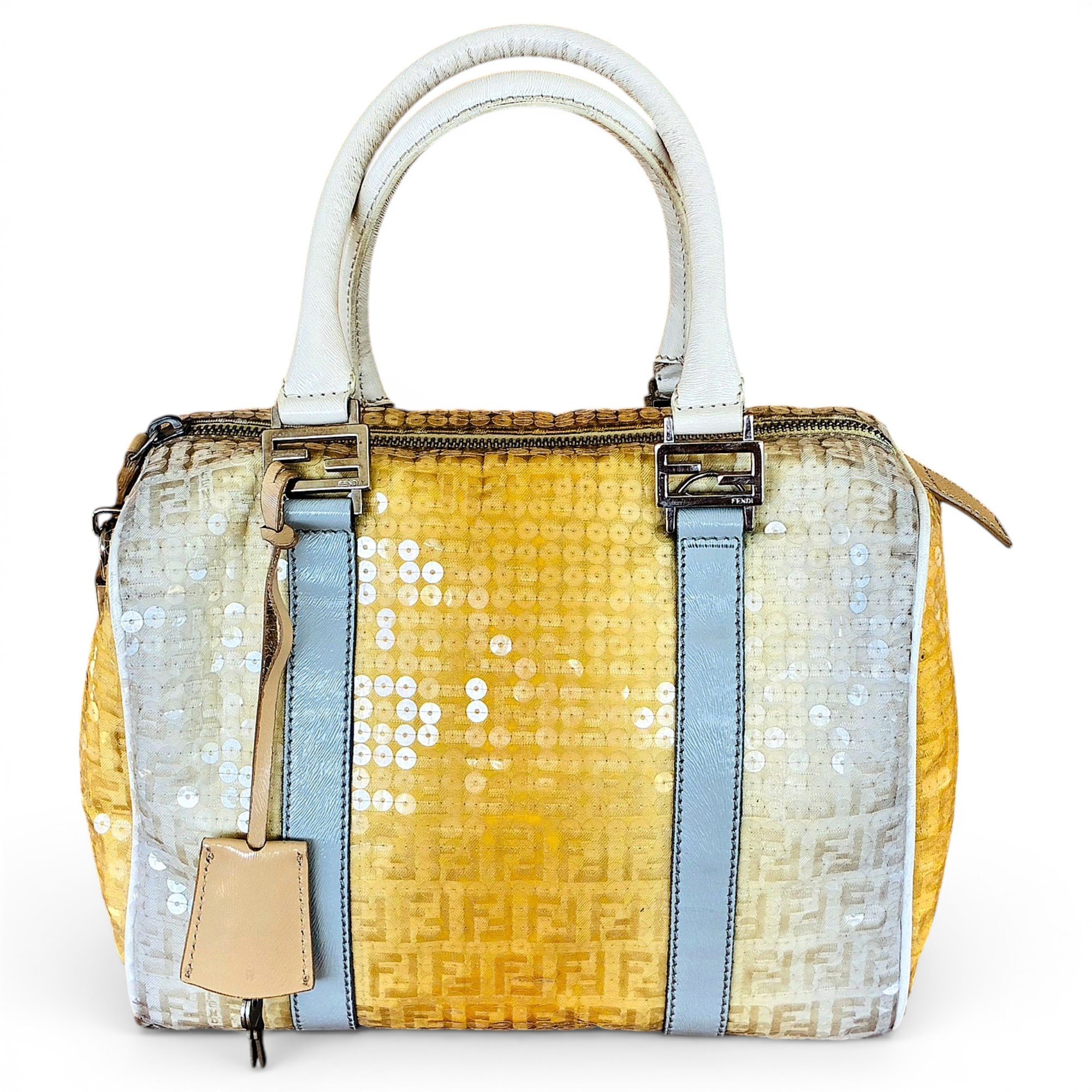 Fendi Forever Bauletto cloth handbag