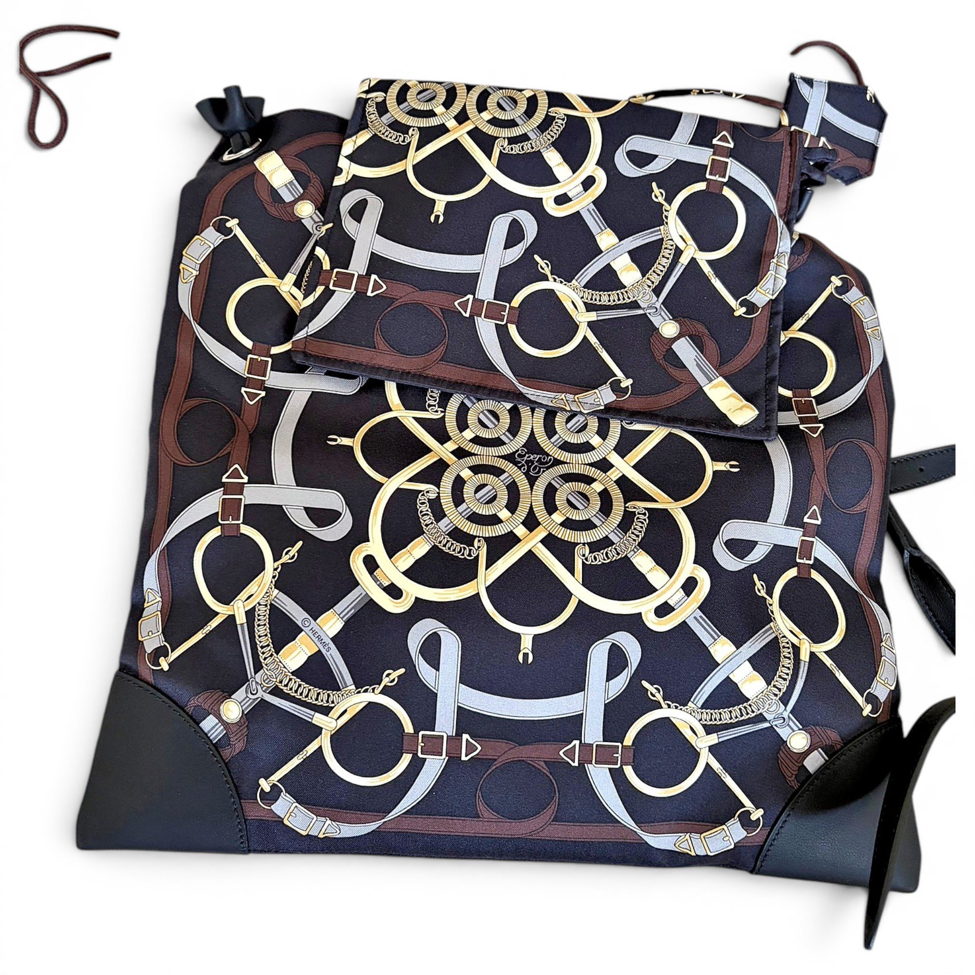 Silk City silk handbag