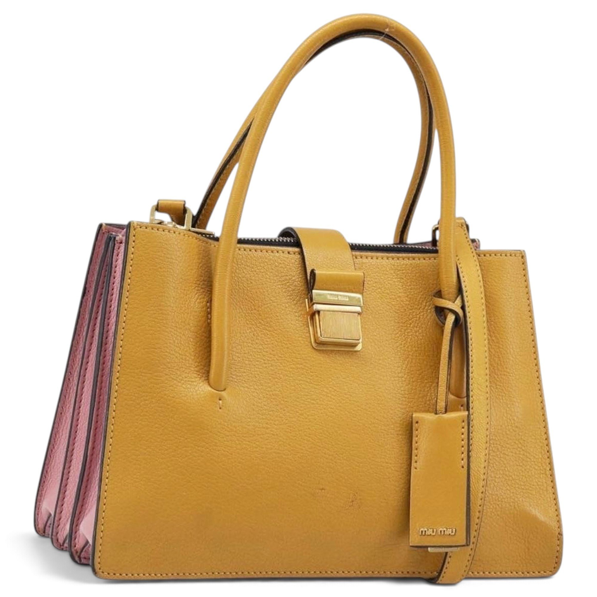Leather handbag