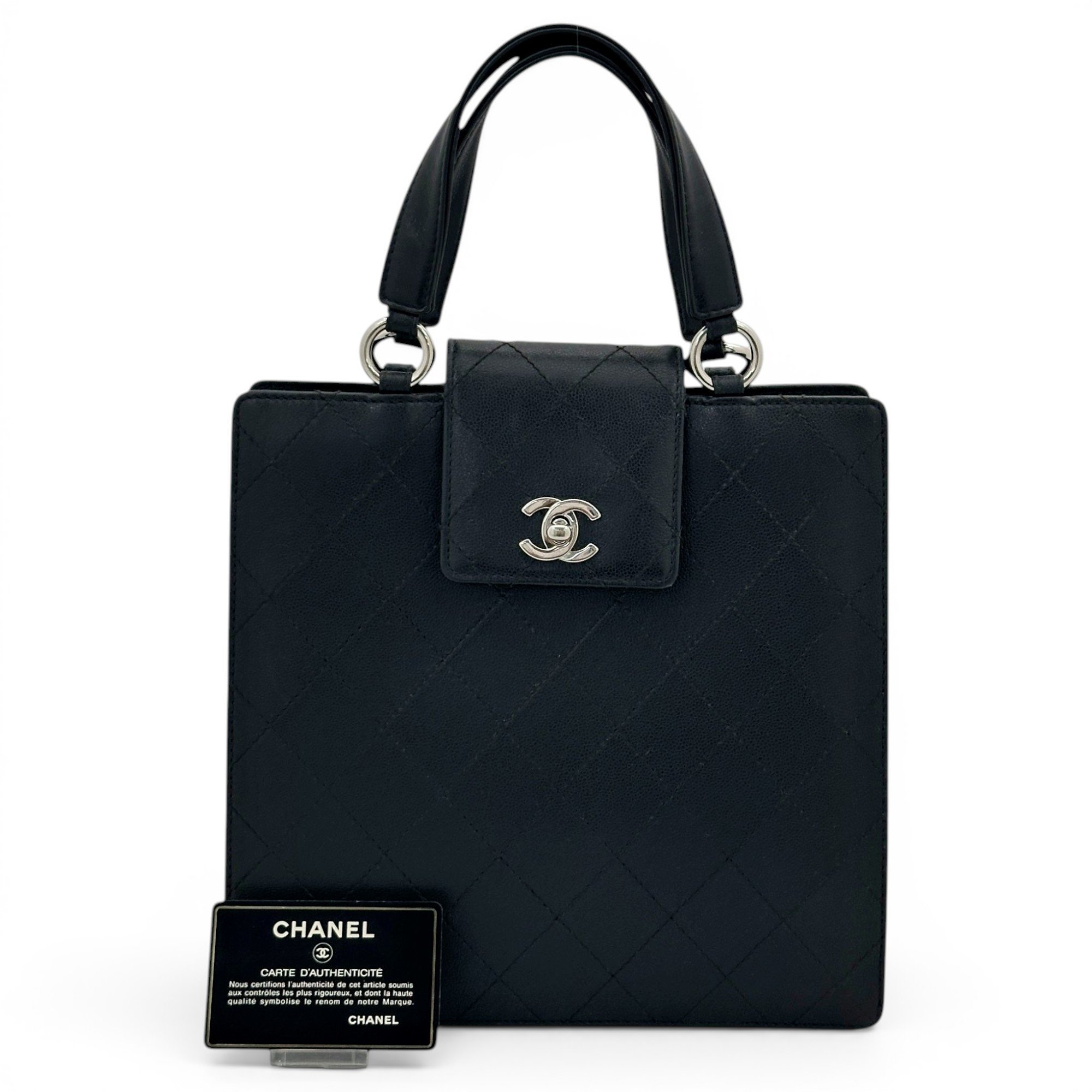 Leather tote