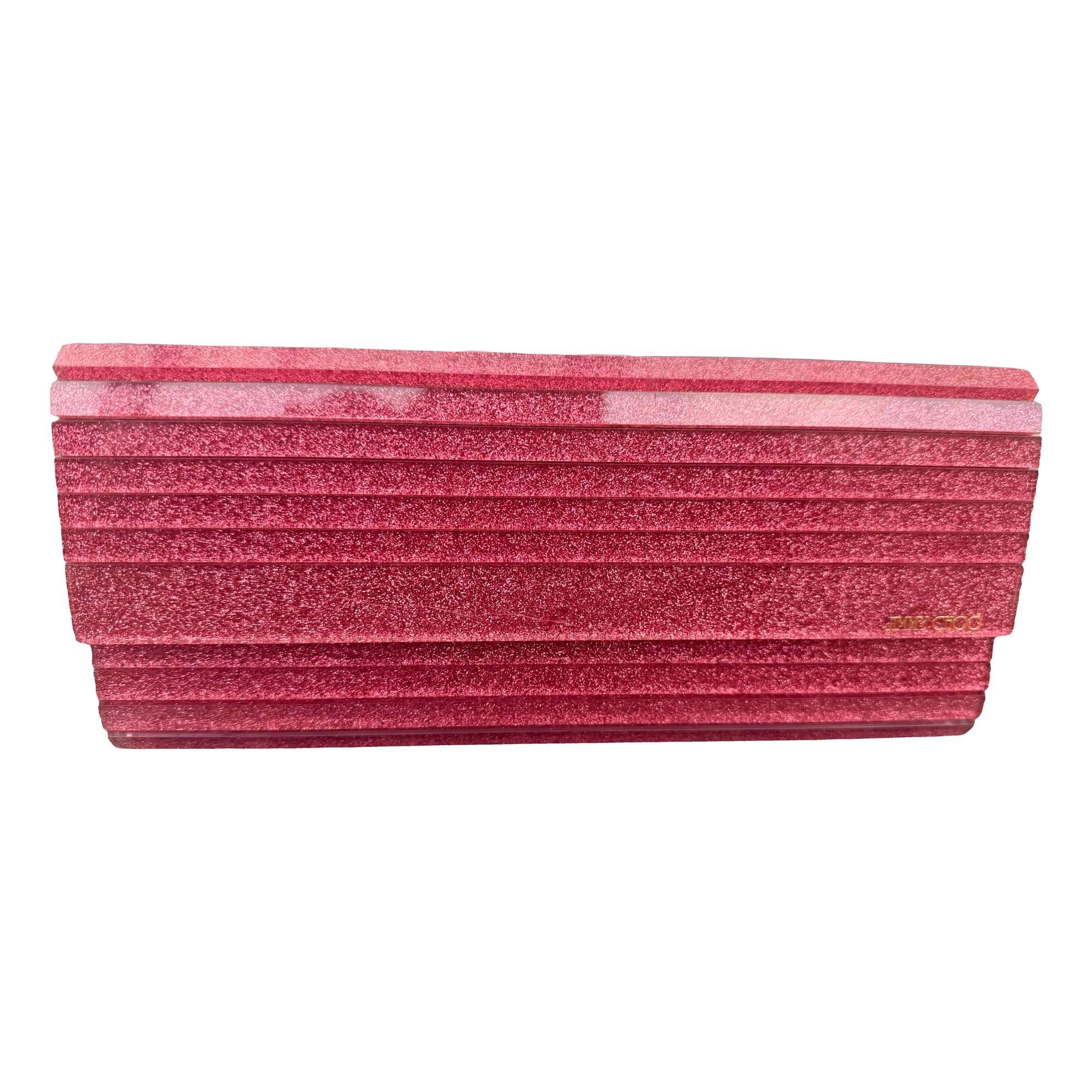 Jimmy Choo Sweetie vinyl clutch bag