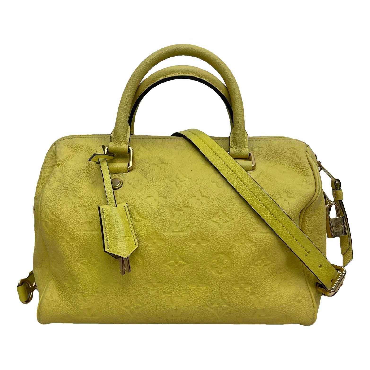Speedy leather handbag