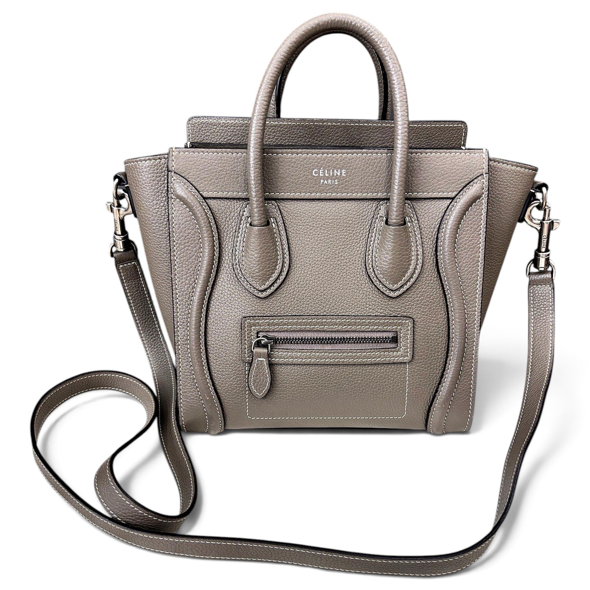 Luggage leather handbag