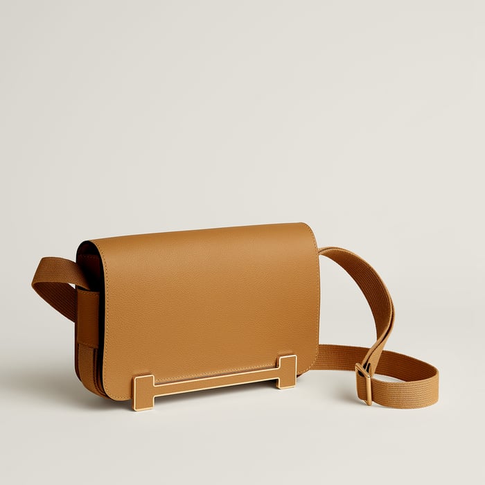 Caramel Hermès Geta Slim Bag