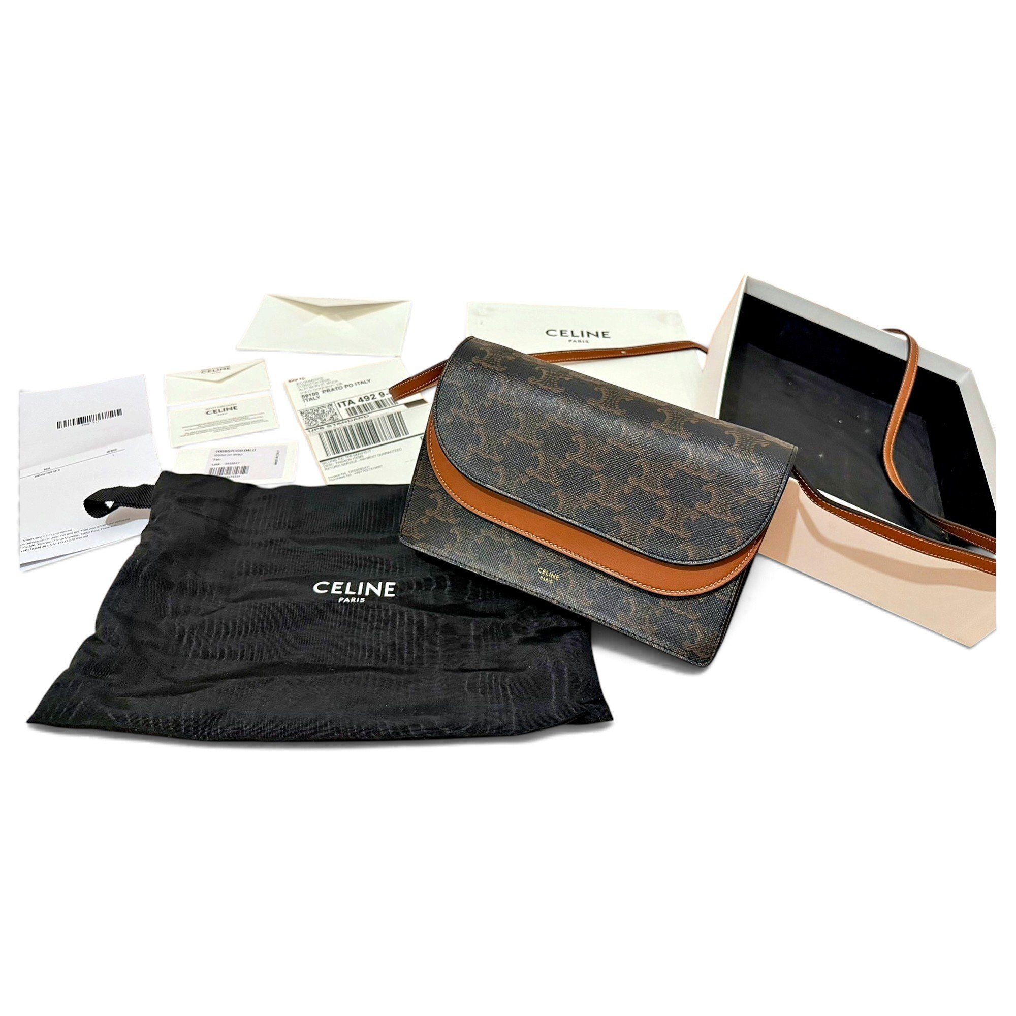 Leather handbag