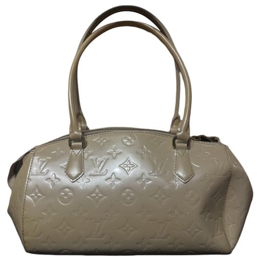 Sherwood patent leather handbag