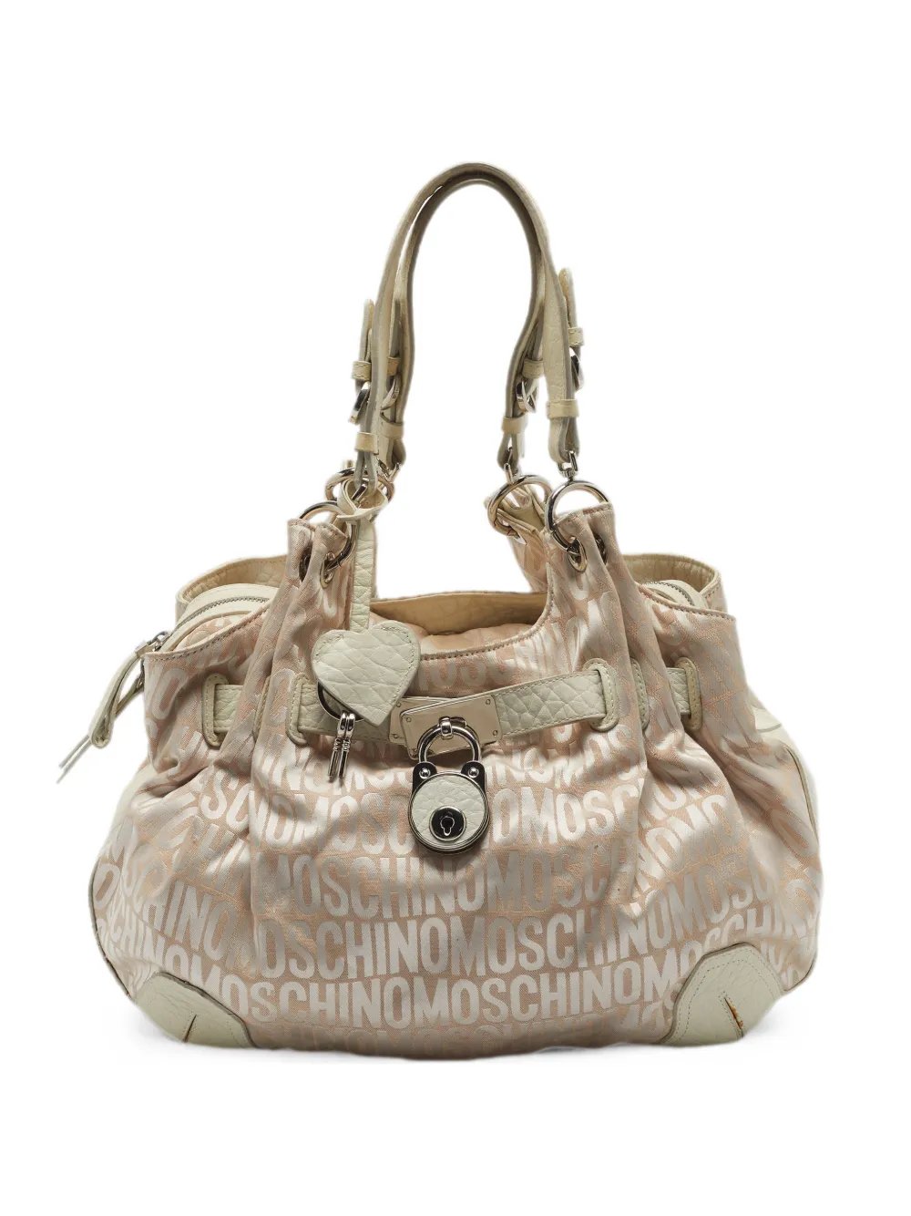 padlock-detail tote bag