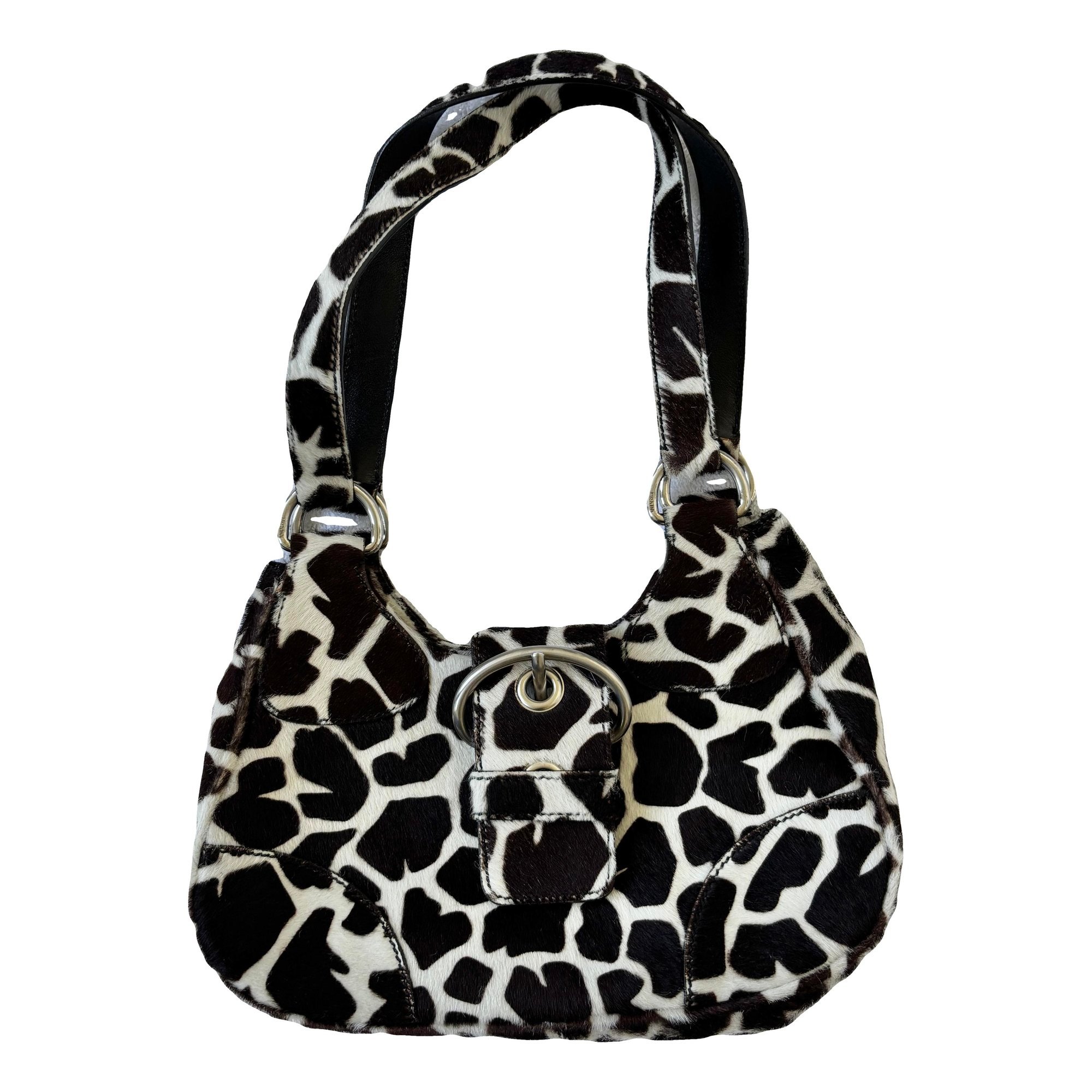 Moon pony-style calfskin handbag