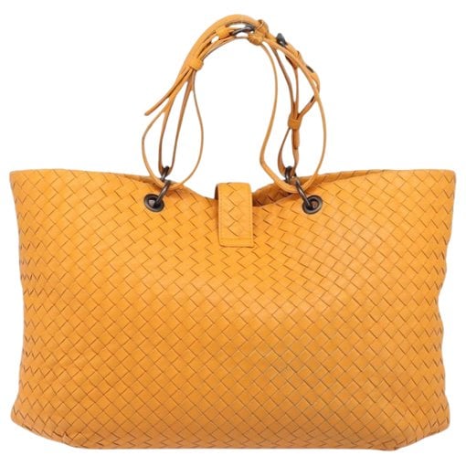 Leather tote