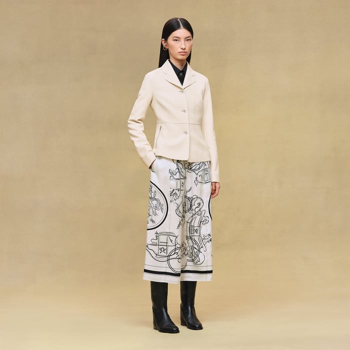 Beige Sable Equestrian Jacket