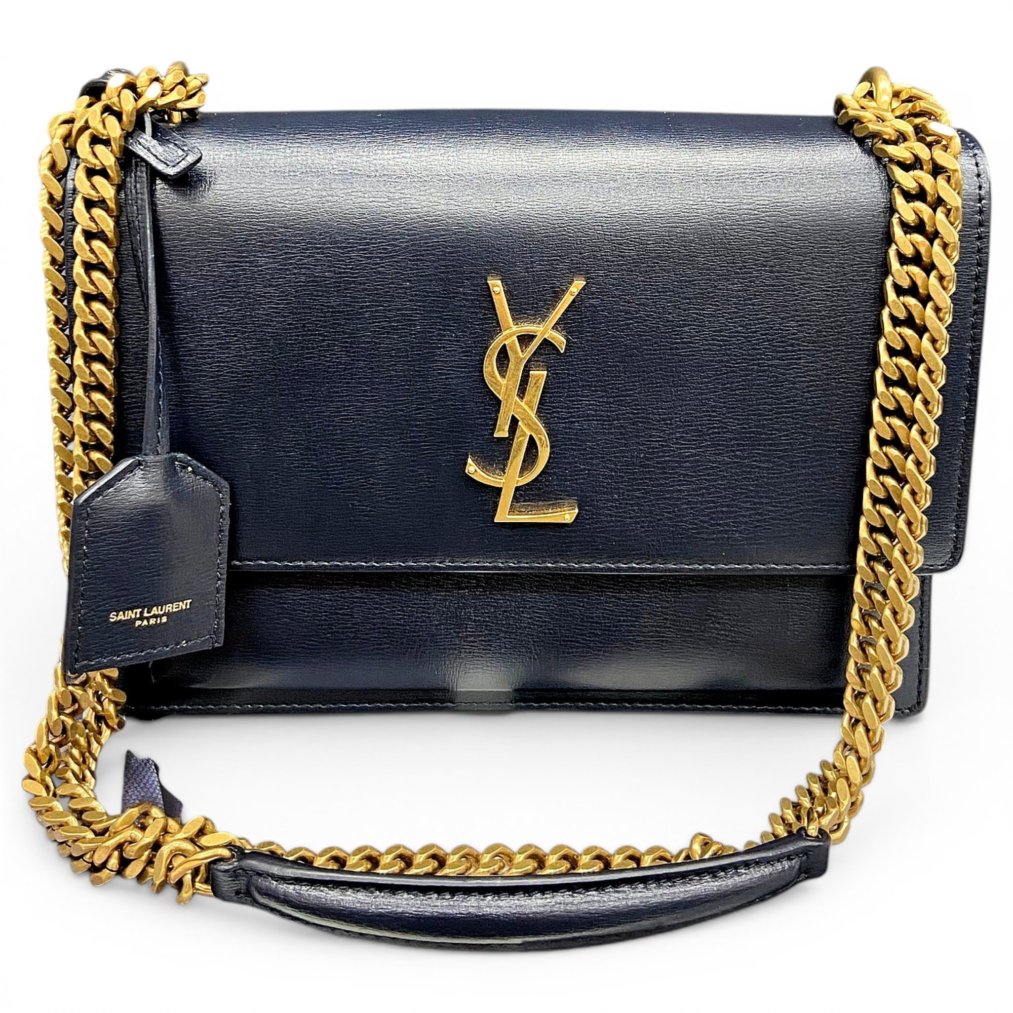 Sunset leather handbag