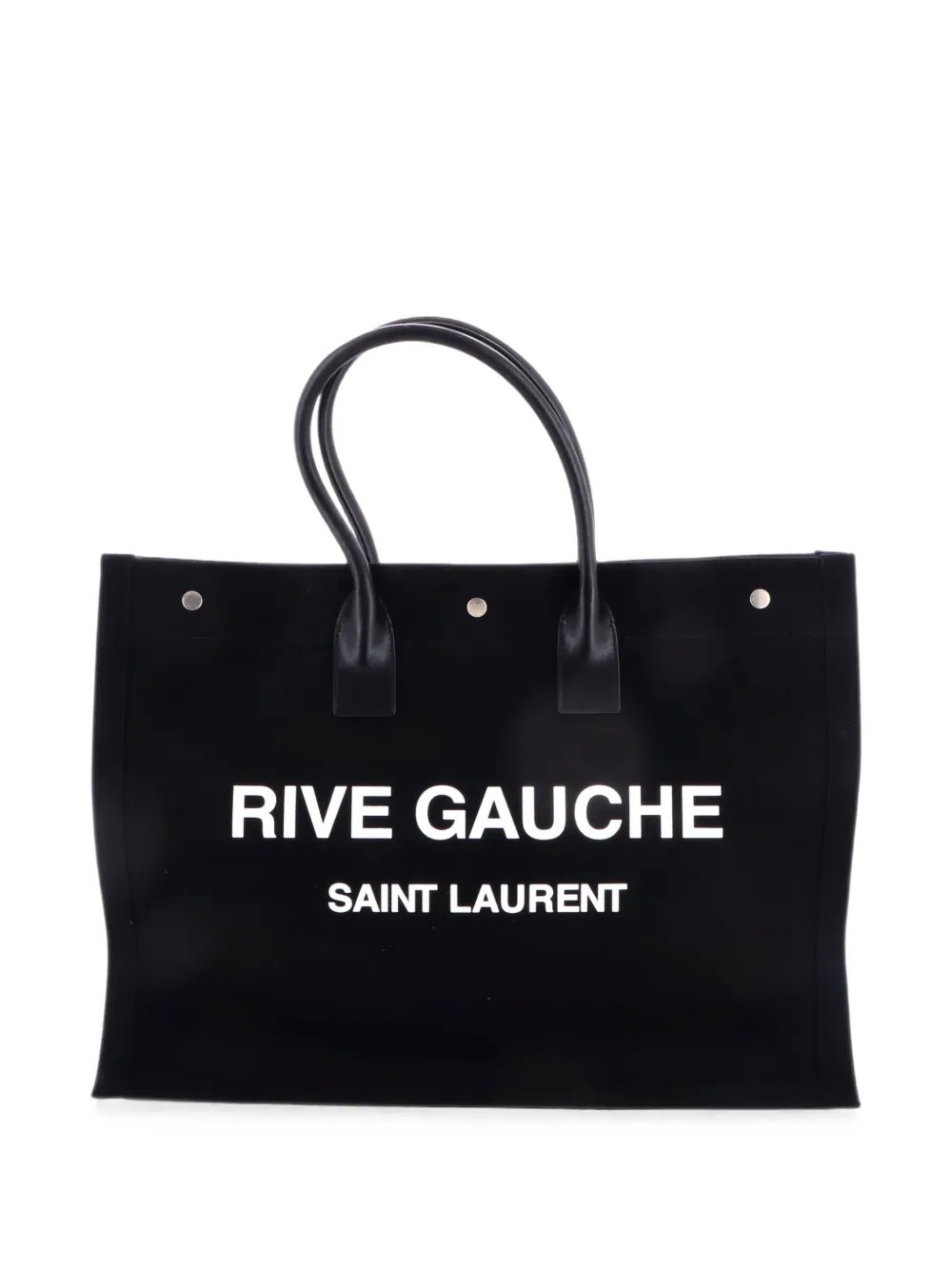 Rive Gauche Shopper Canvas Large tote bag