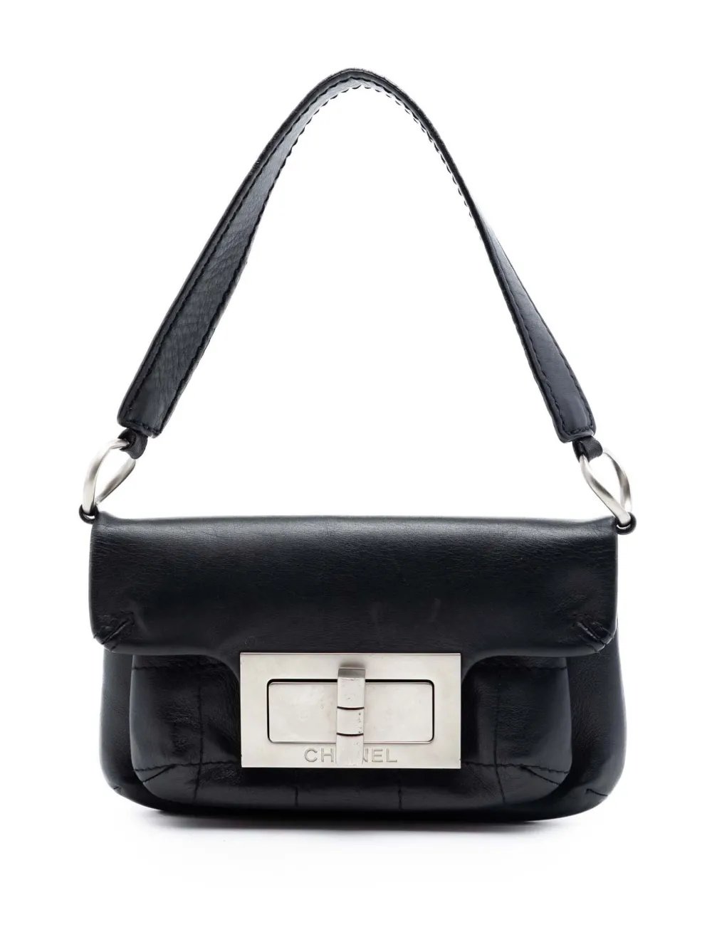 2003-2004 Calfskin Square Stitched Mademoiselle shoulder bag