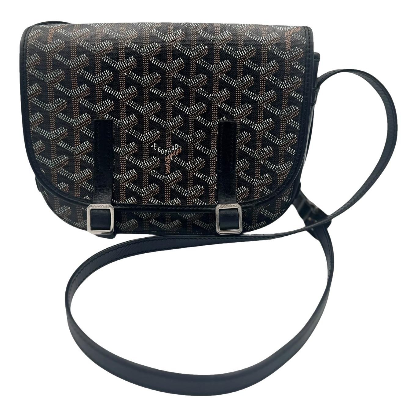 Goyard Belvedère leather crossbody bag