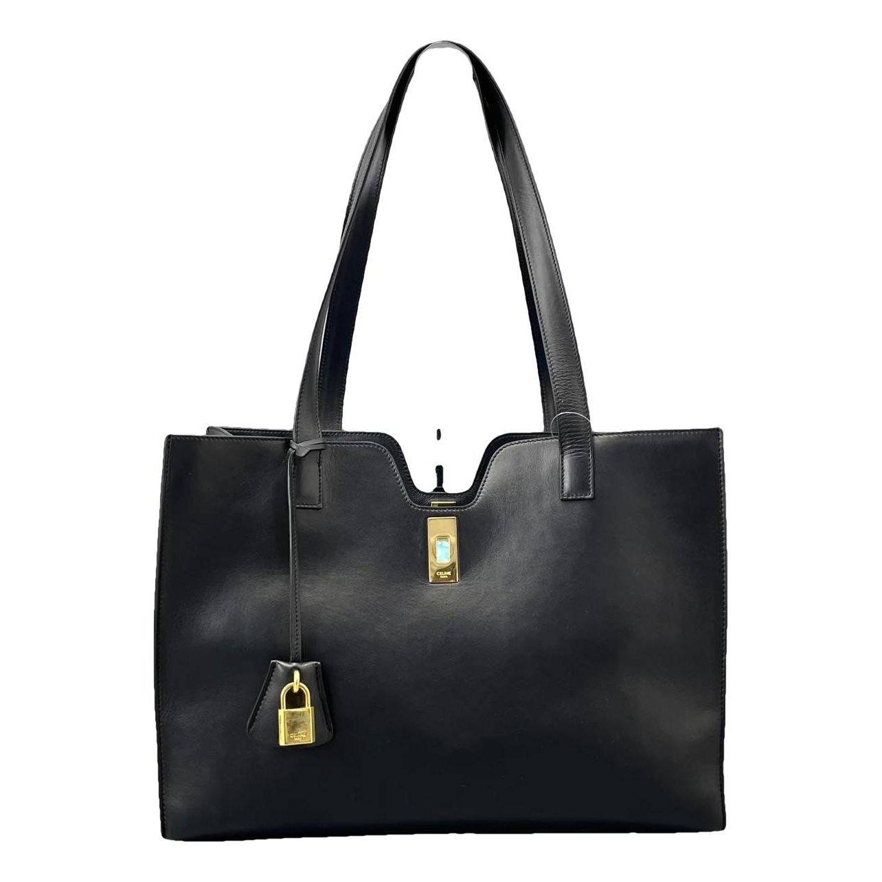 Cabas leather tote