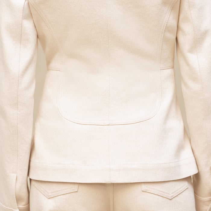 Blanc Cassé Denim Equestrian Jacket