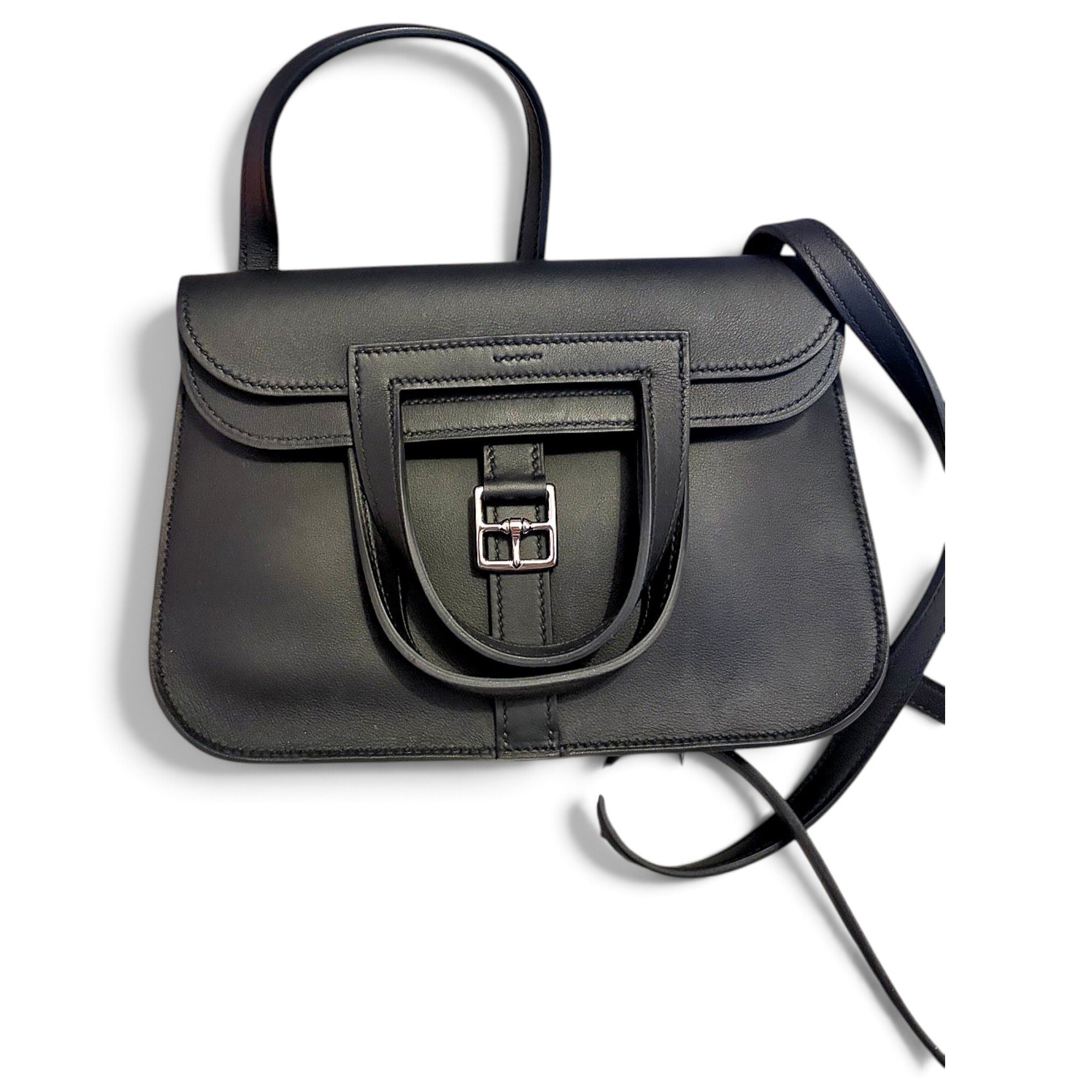 Halzan leather crossbody bag
