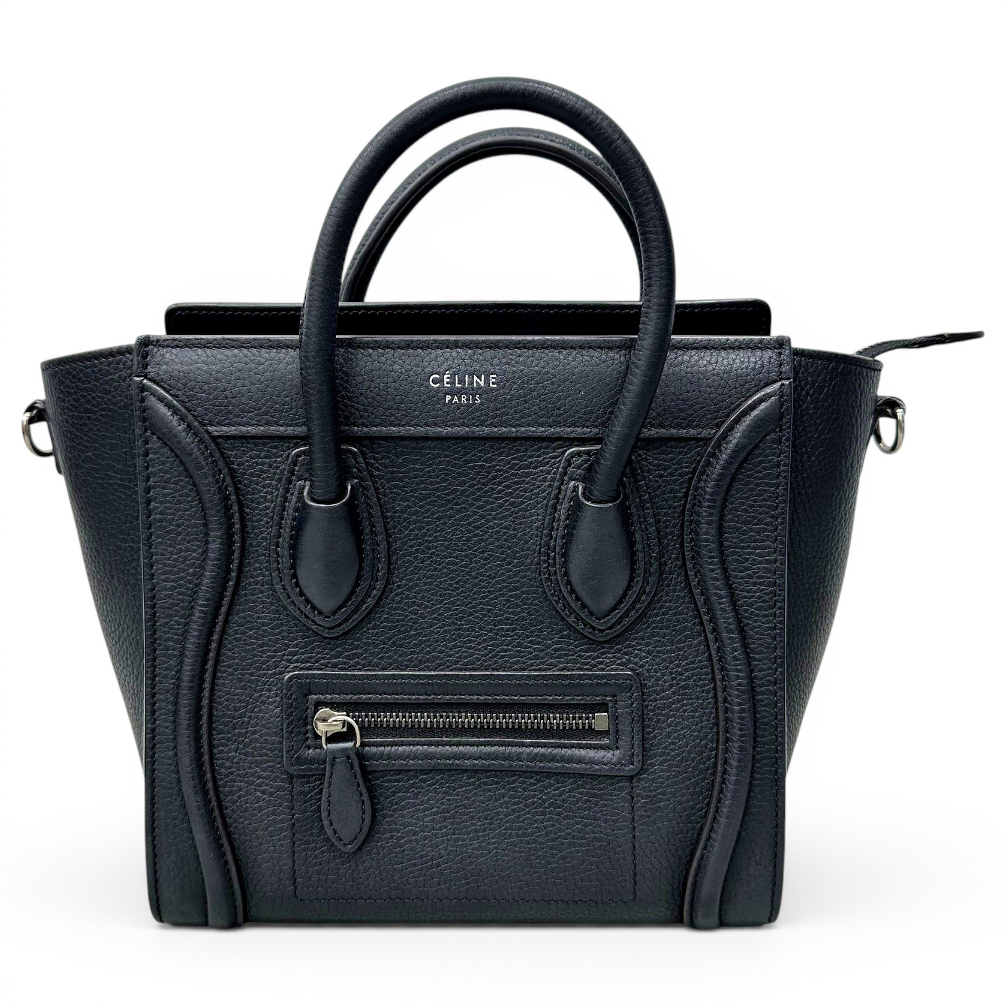 Nano Luggage leather handbag