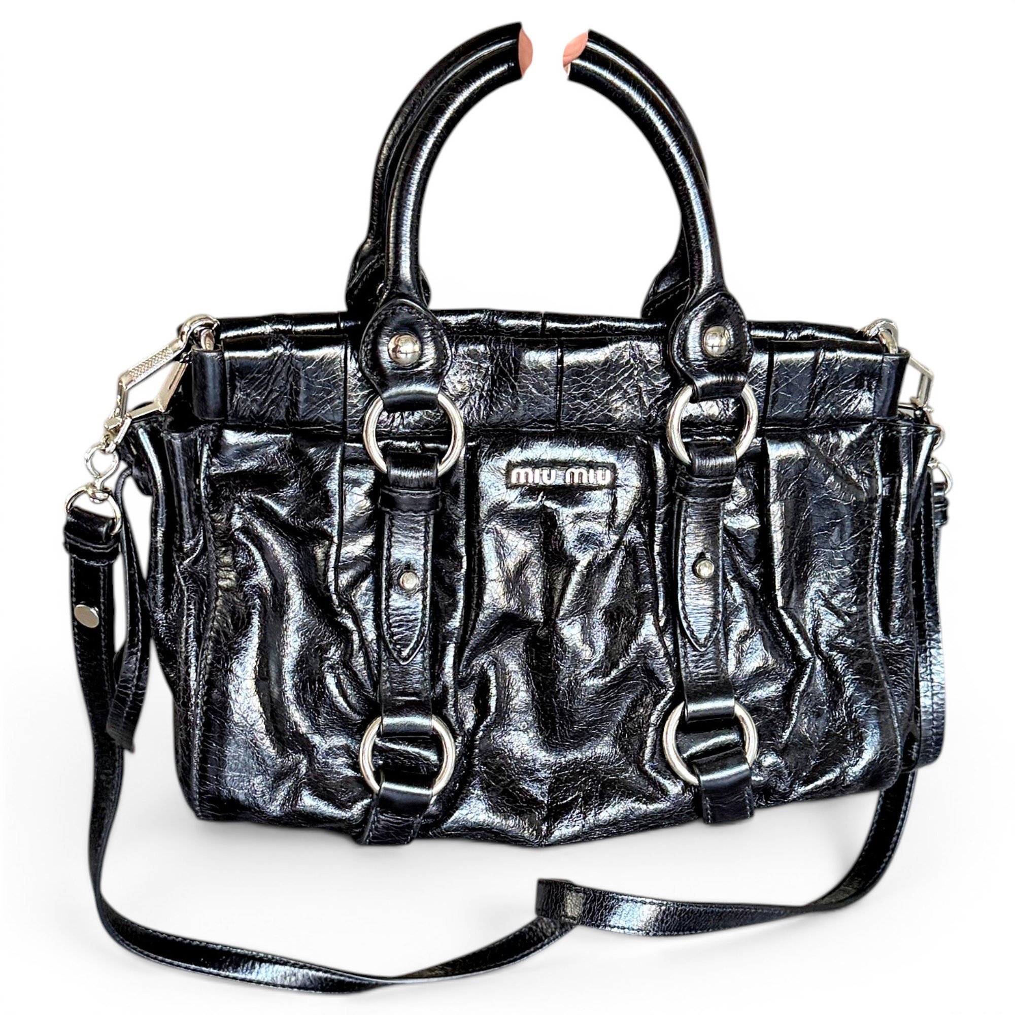 Vitello leather handbag