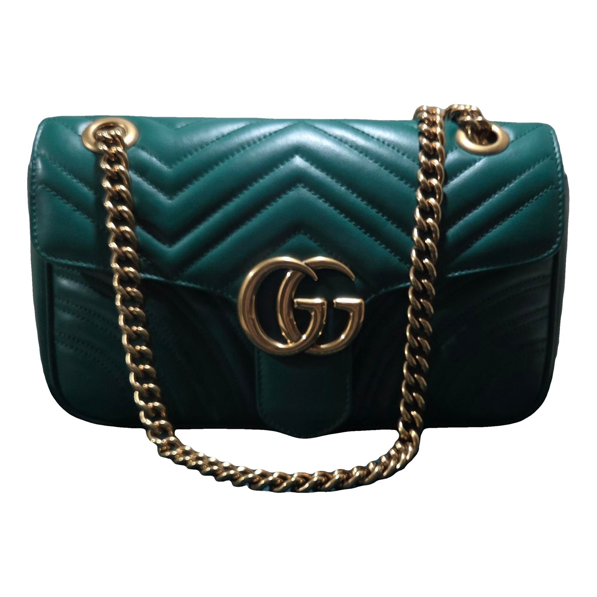 GG Marmont Flap leather crossbody bag