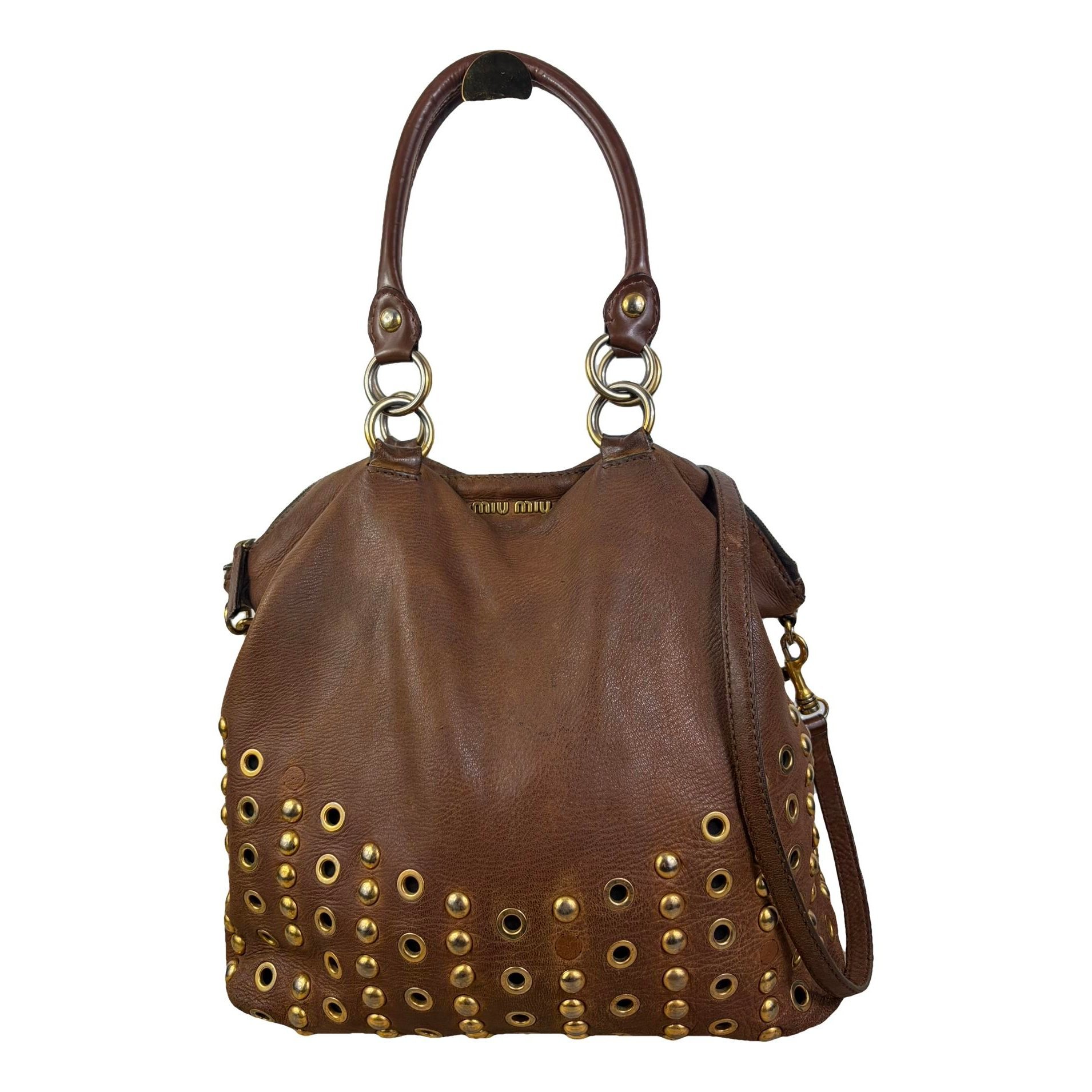 Leather handbag