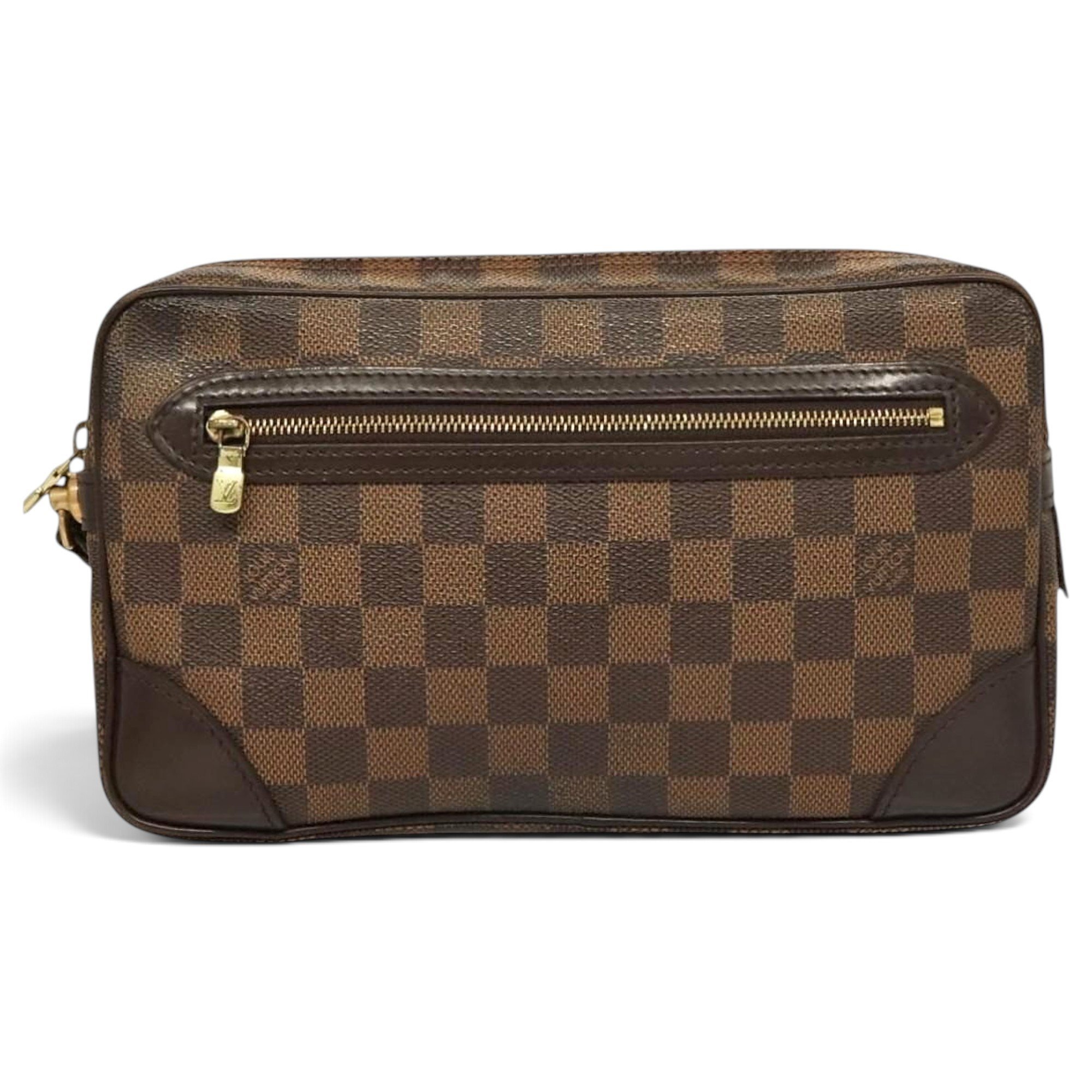 Orsay leather clutch bag