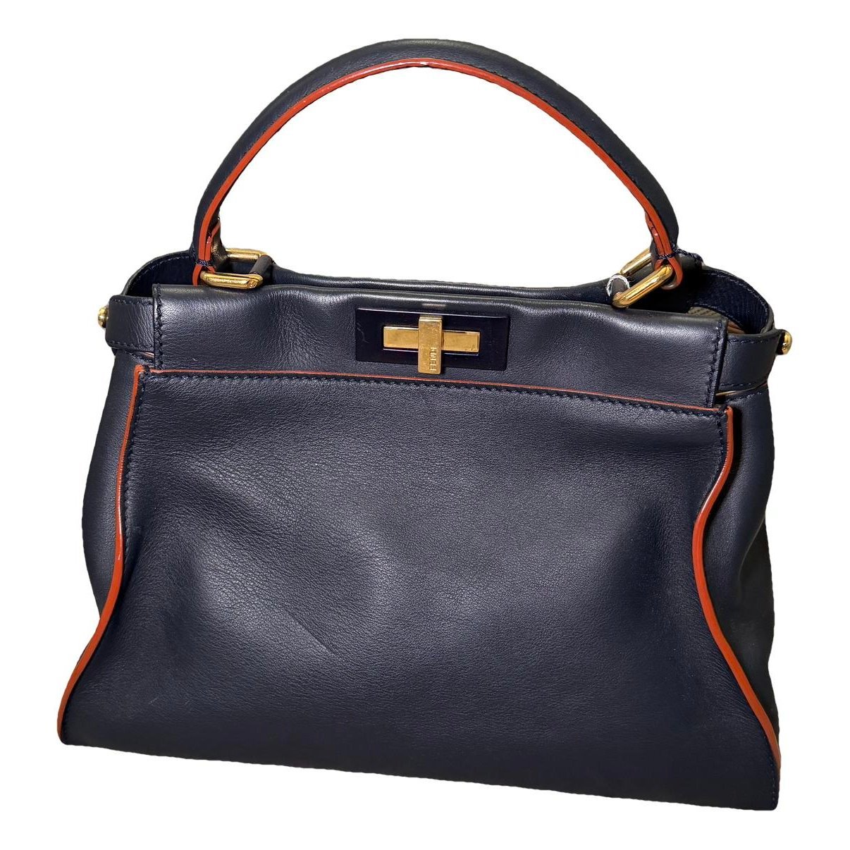 Peekaboo leather handbag