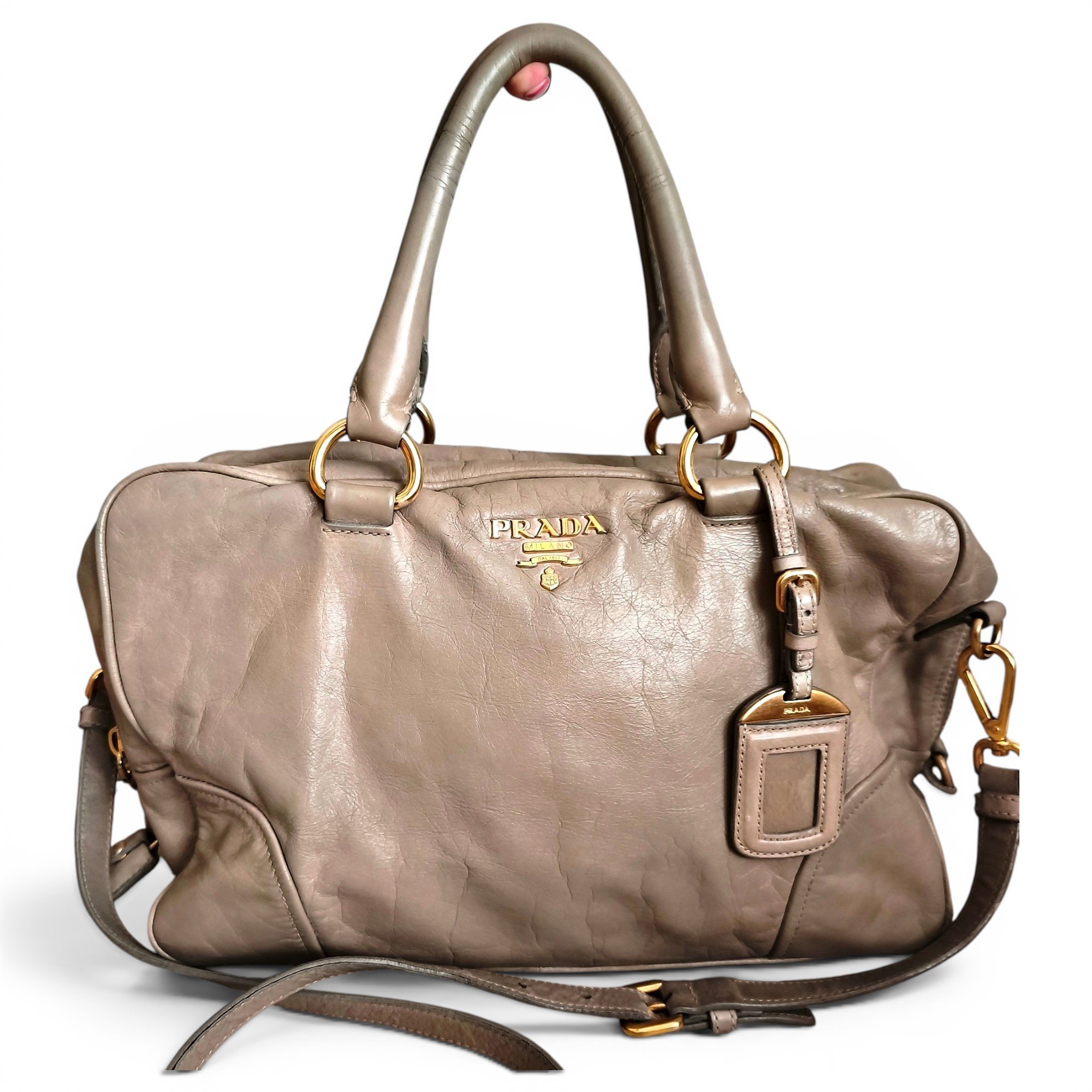 Leather crossbody bag