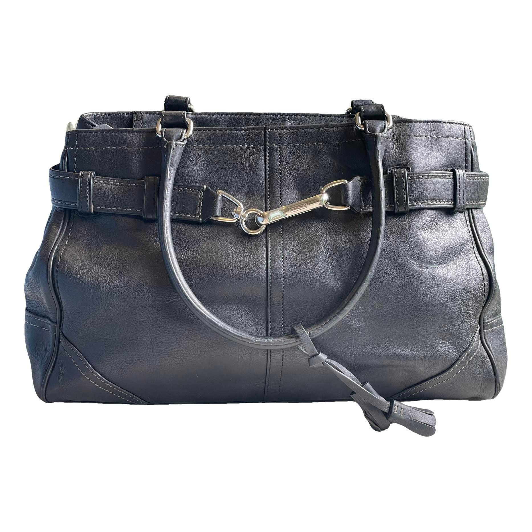 Leather handbag