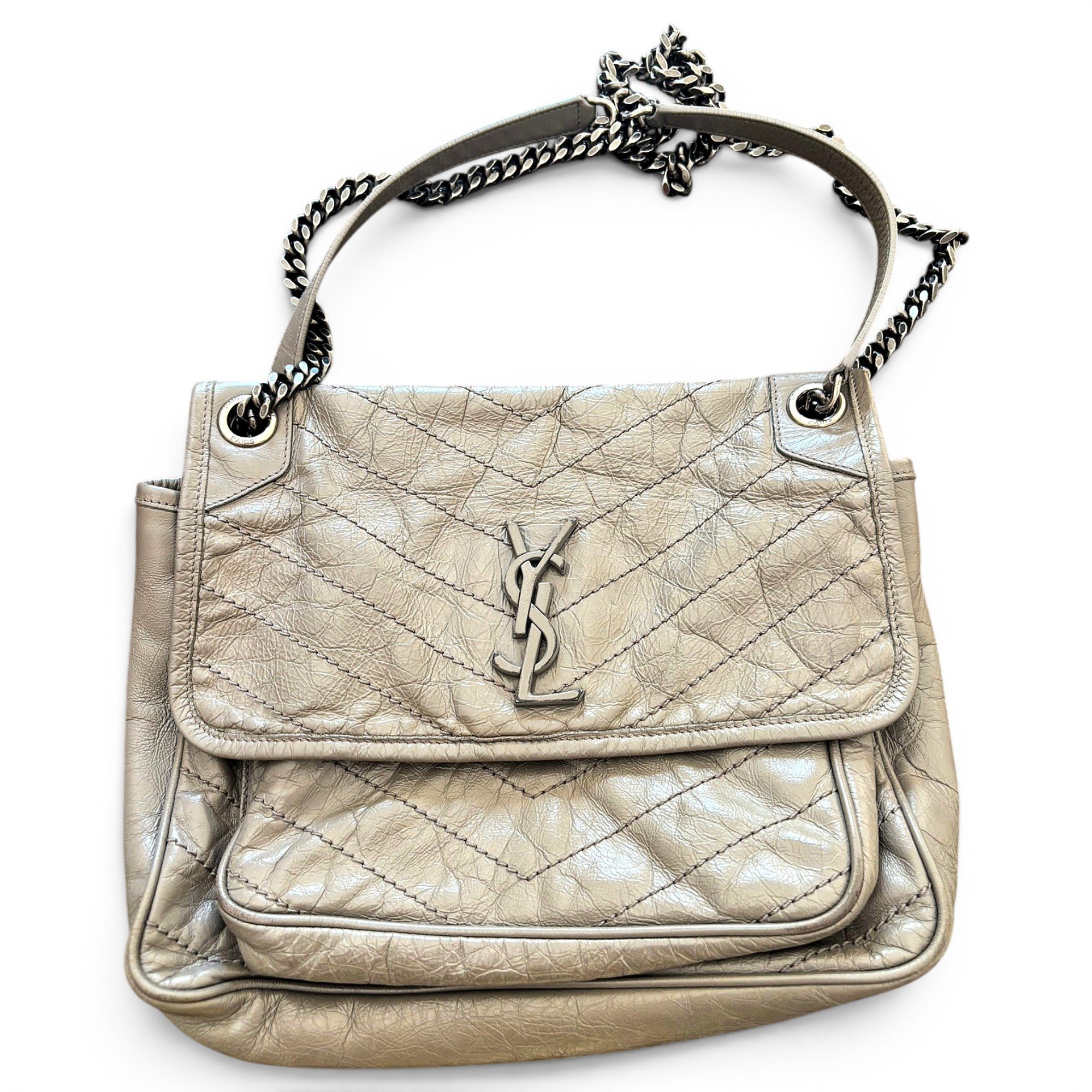 Niki leather crossbody bag
