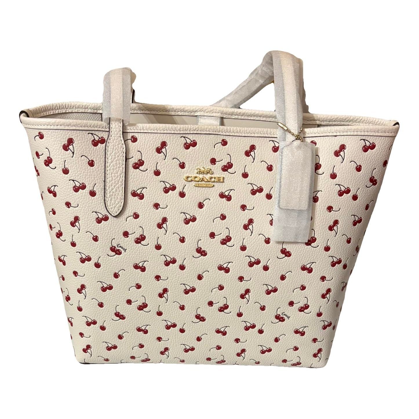 CITY ZIP TOTE leather tote