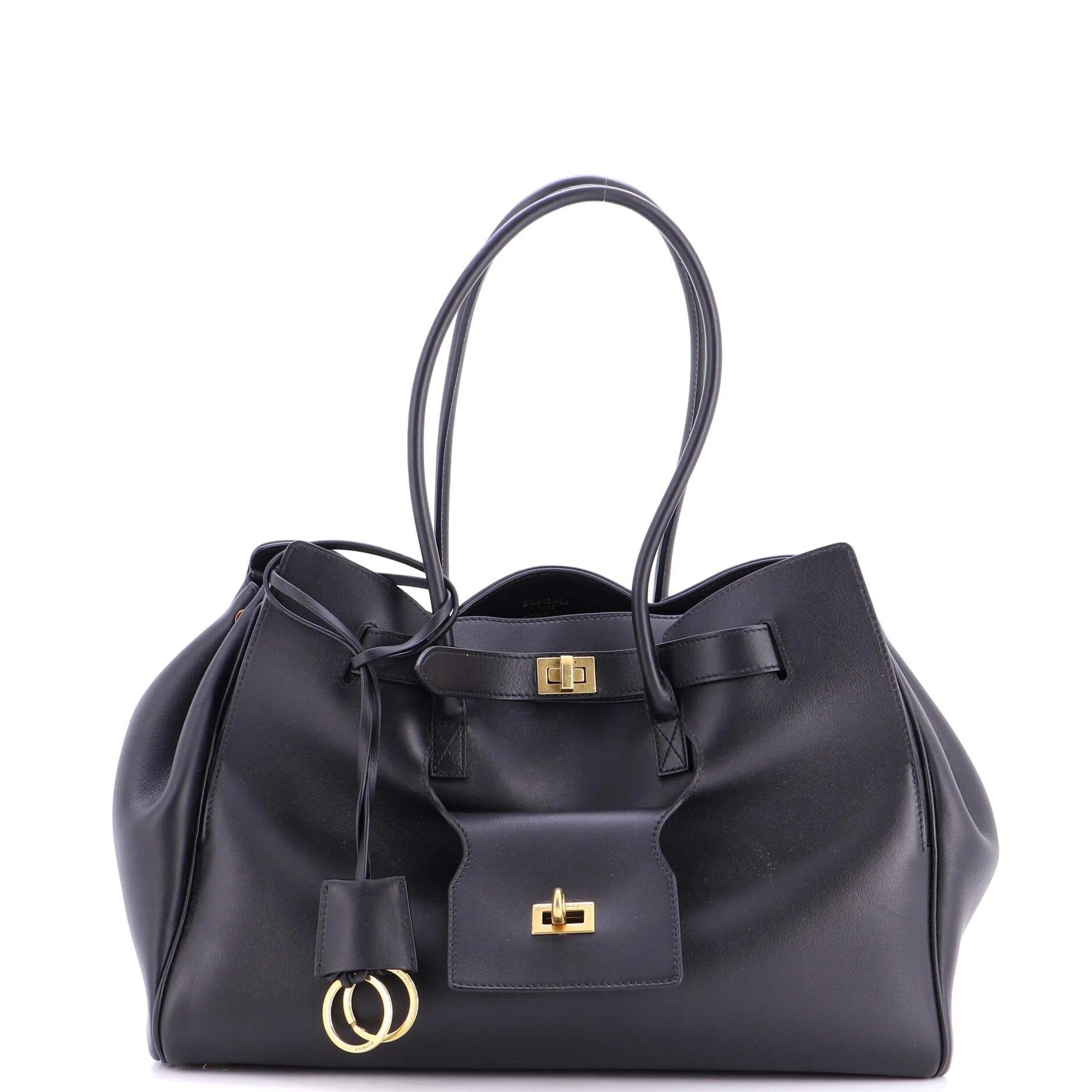 Leather tote