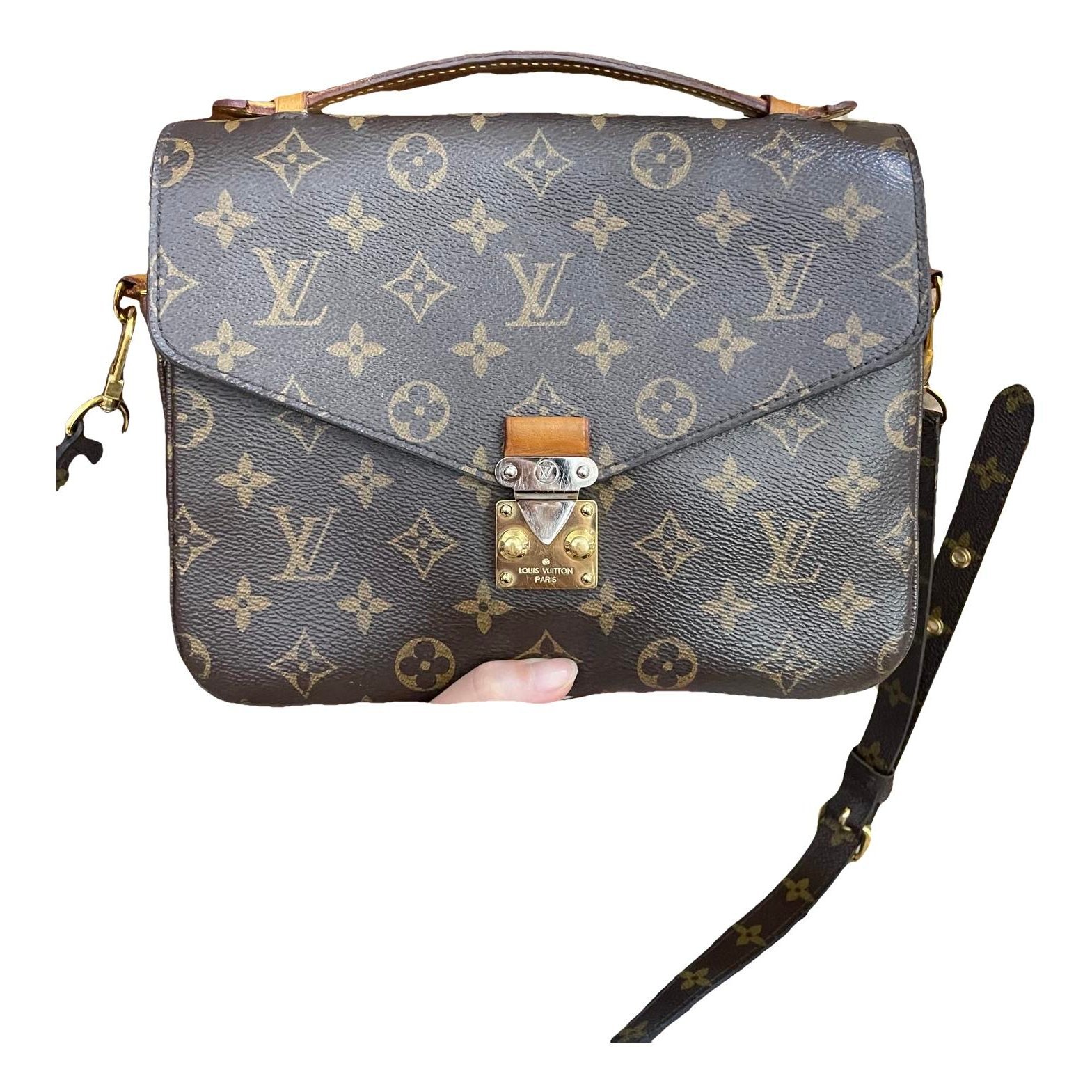 Metis leather handbag